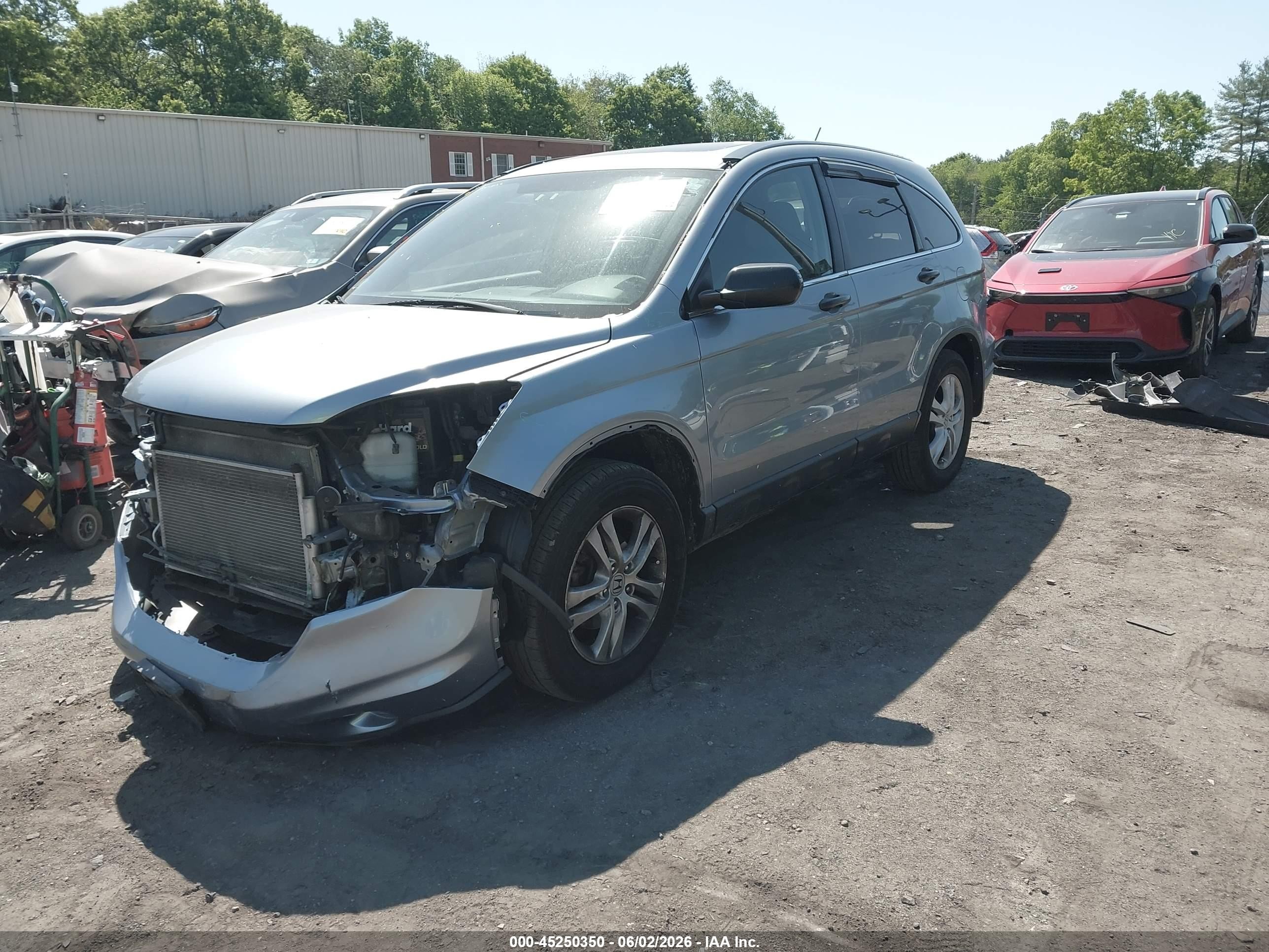 2011 Honda Cr-v Ex Синий vin: 5J6RE4H57BL062121