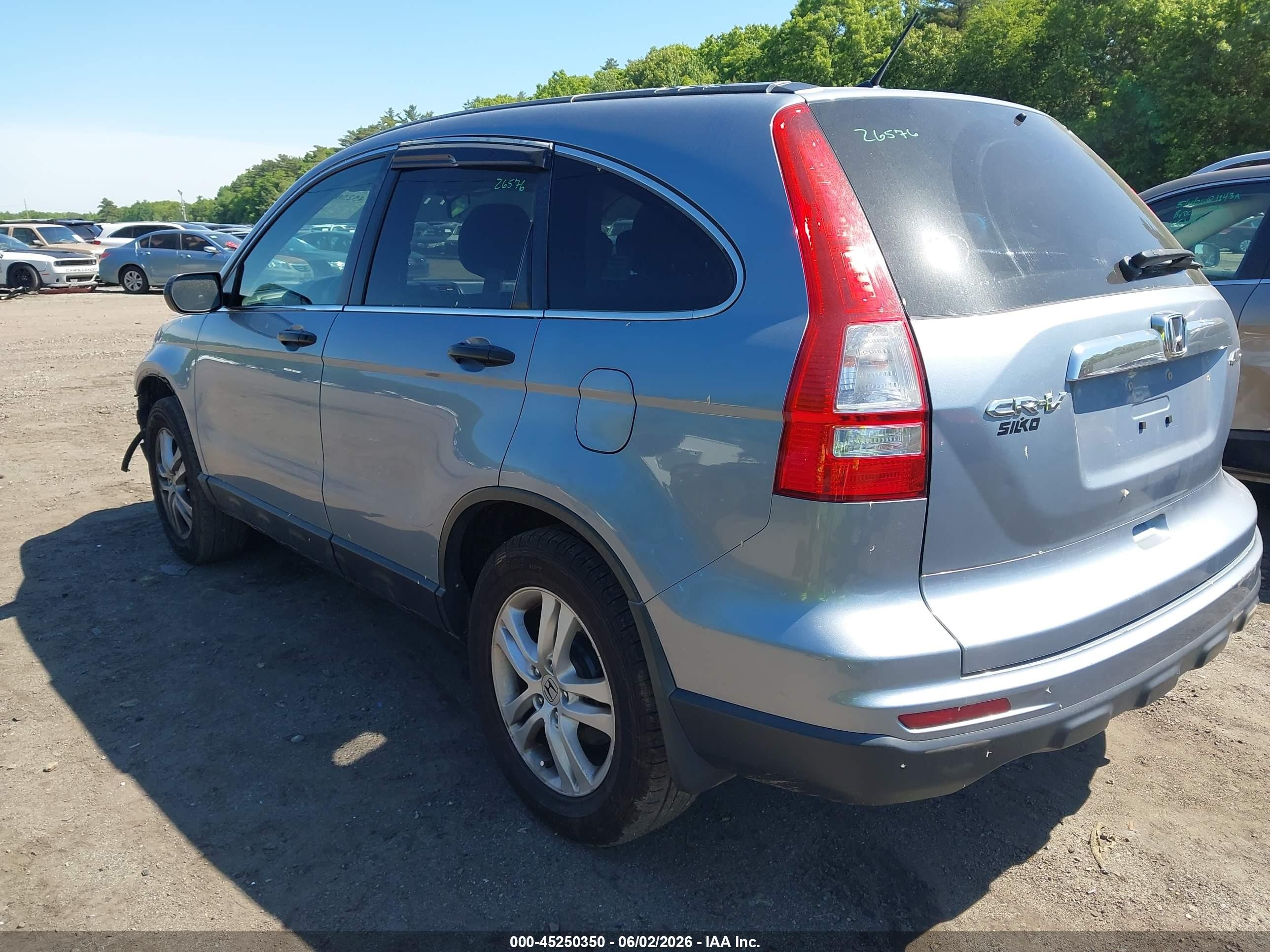 2011 Honda Cr-v Ex Синий vin: 5J6RE4H57BL062121