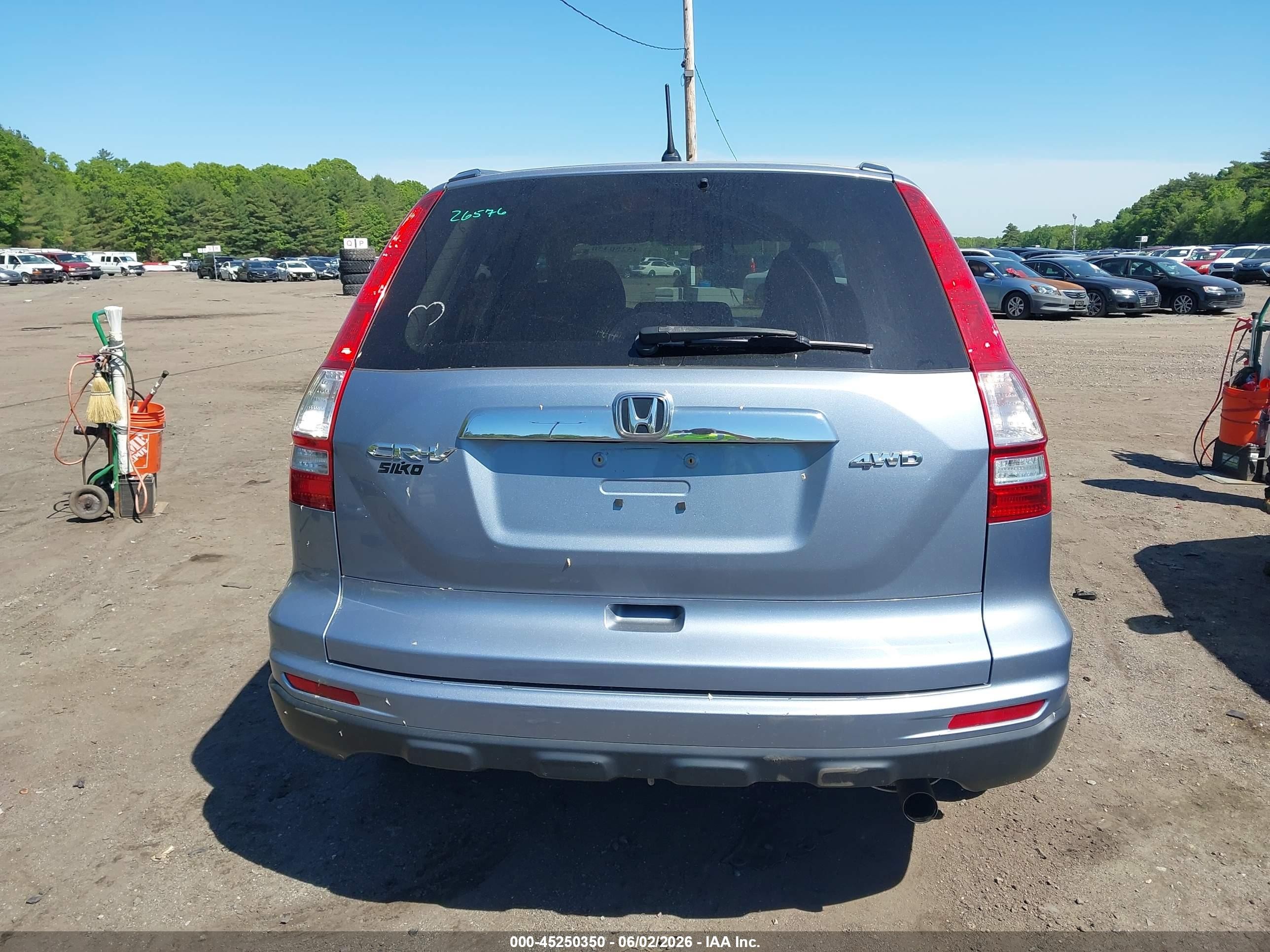 2011 Honda Cr-v Ex Синий vin: 5J6RE4H57BL062121