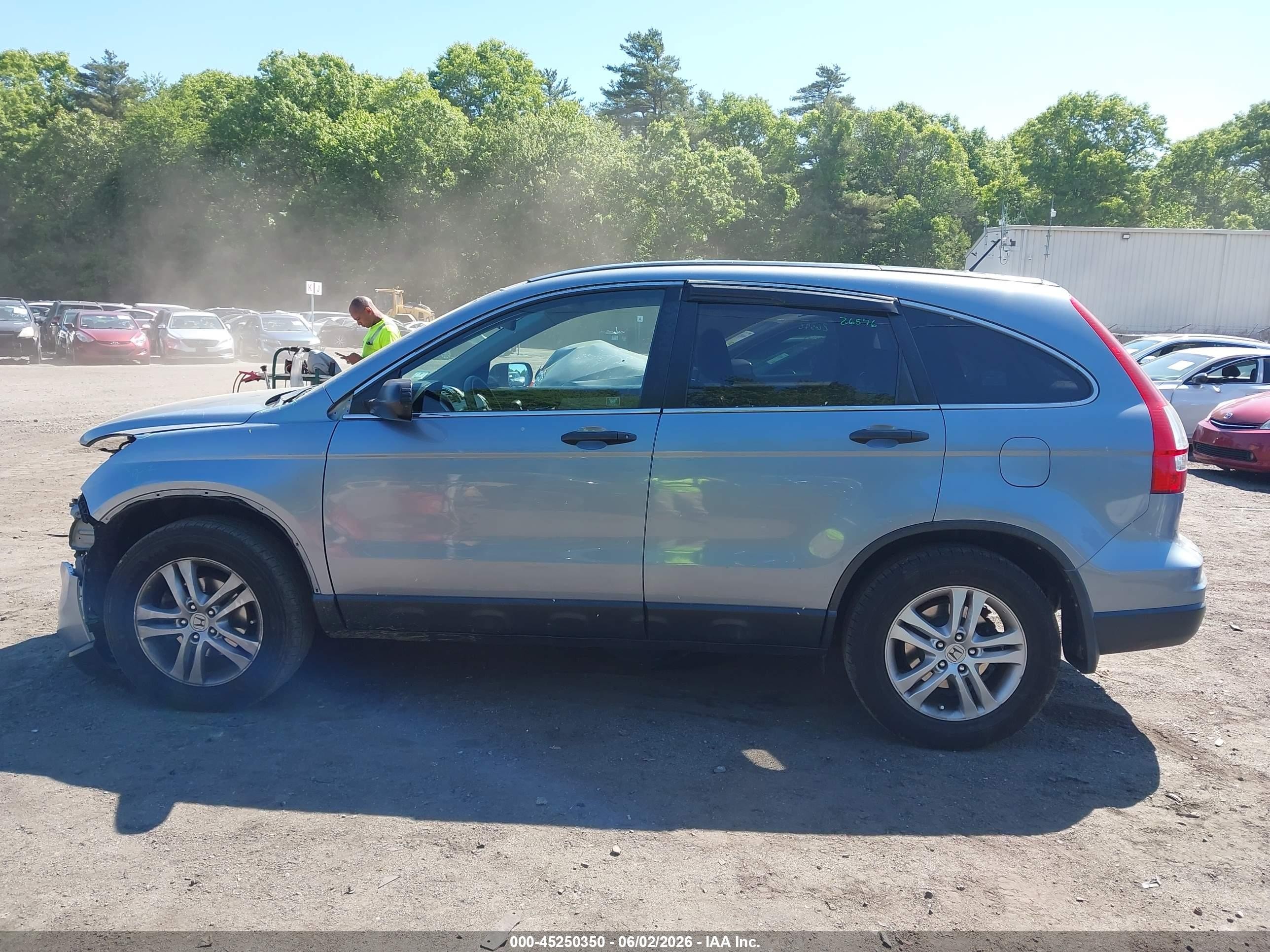 2011 Honda Cr-v Ex Синий vin: 5J6RE4H57BL062121