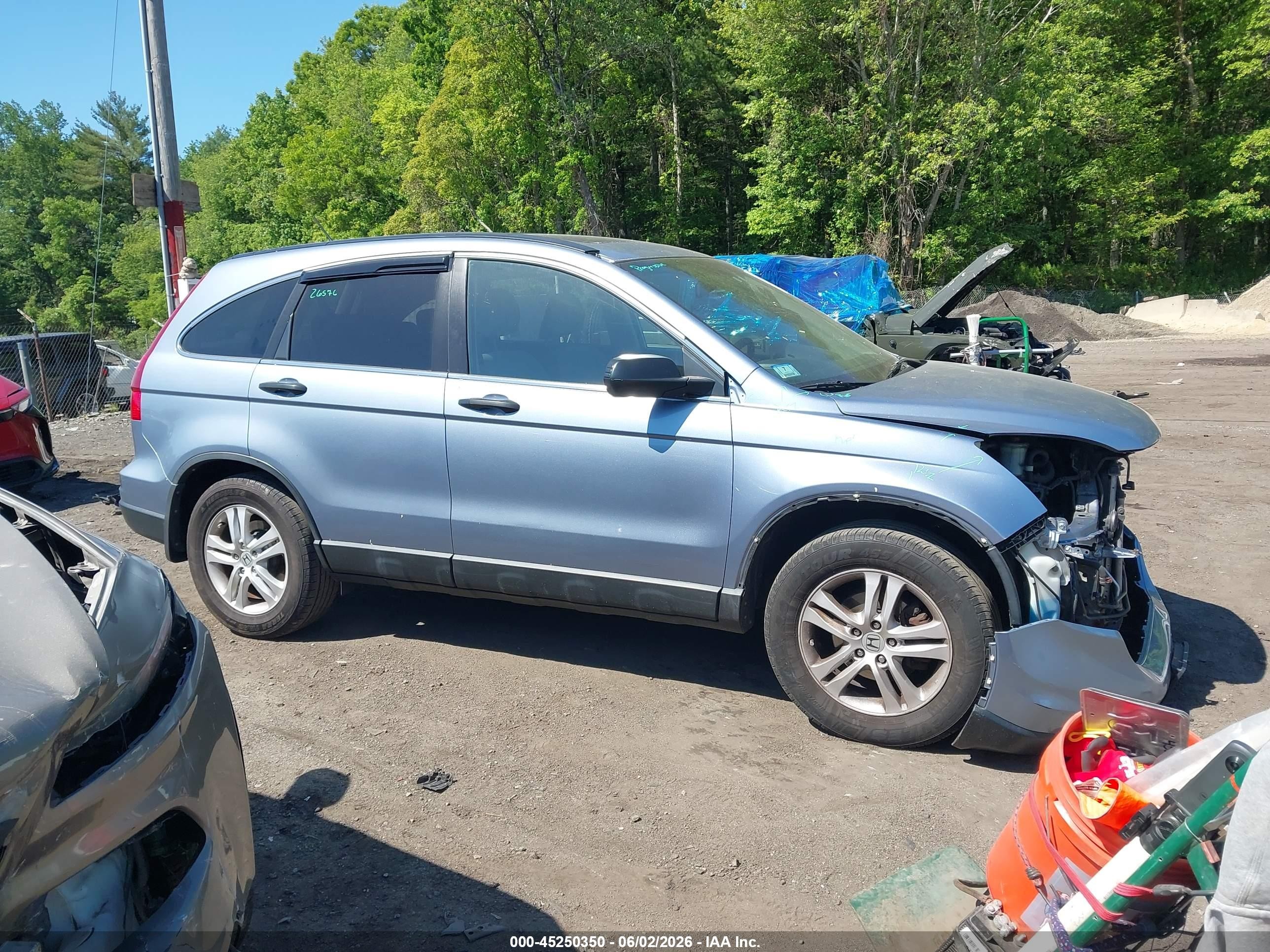 2011 Honda Cr-v Ex Синий vin: 5J6RE4H57BL062121
