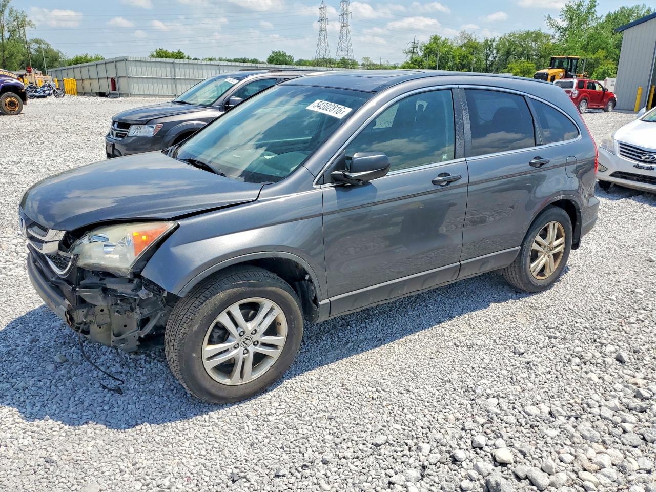 2011 Honda Cr-v Ex Gray vin: 5J6RE4H57BL063236