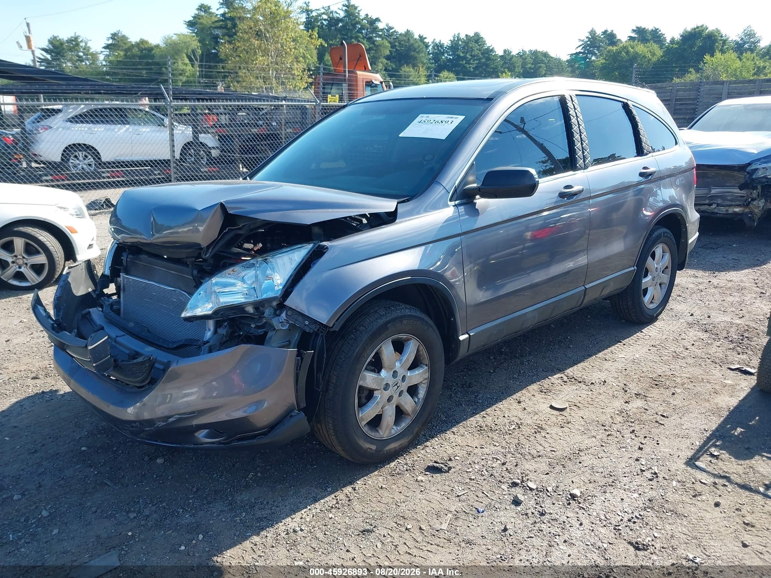 2011 Honda Cr-v Ex Серый vin: 5J6RE4H57BL071241