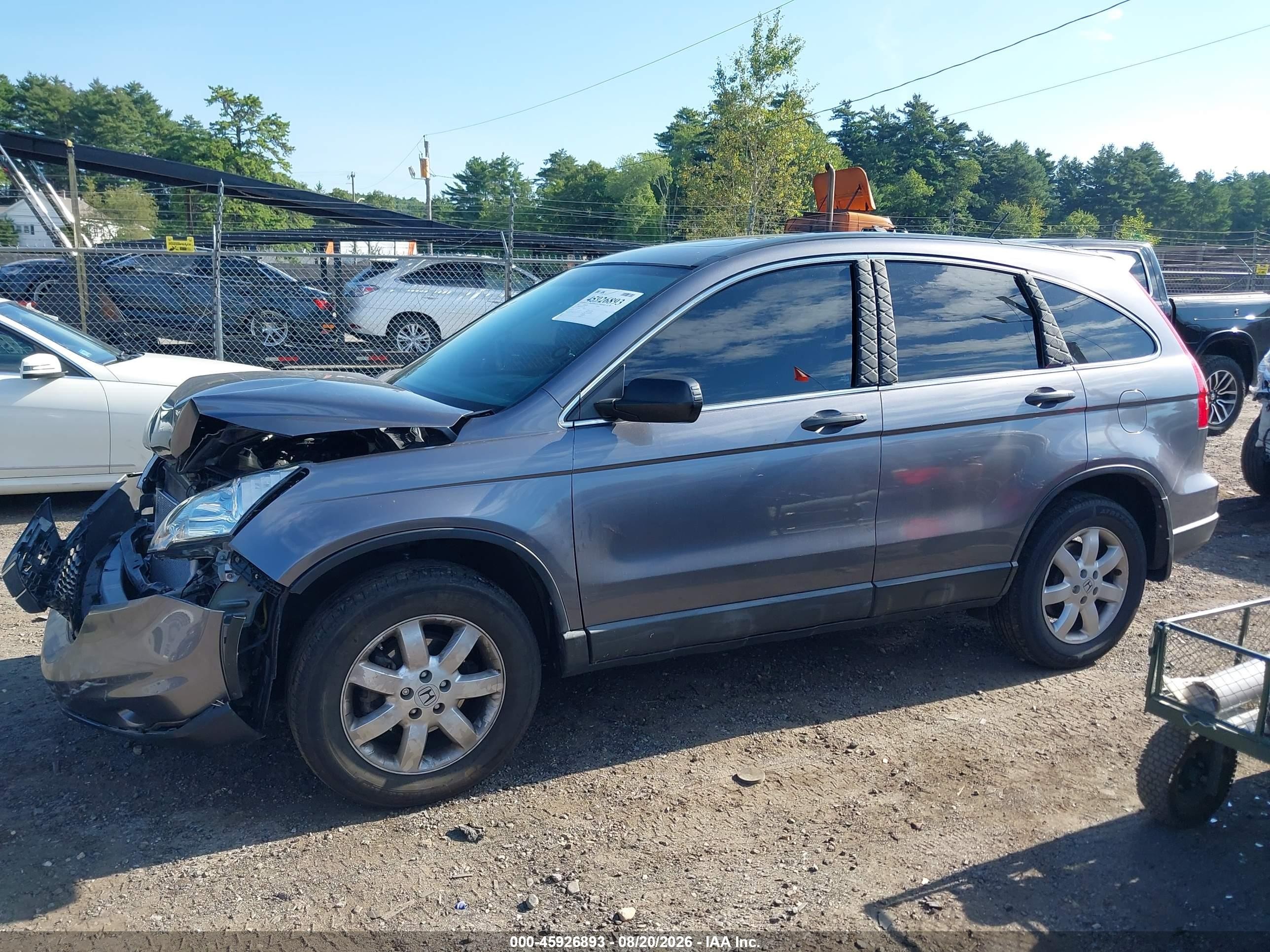 2011 Honda Cr-v Ex Серый vin: 5J6RE4H57BL071241