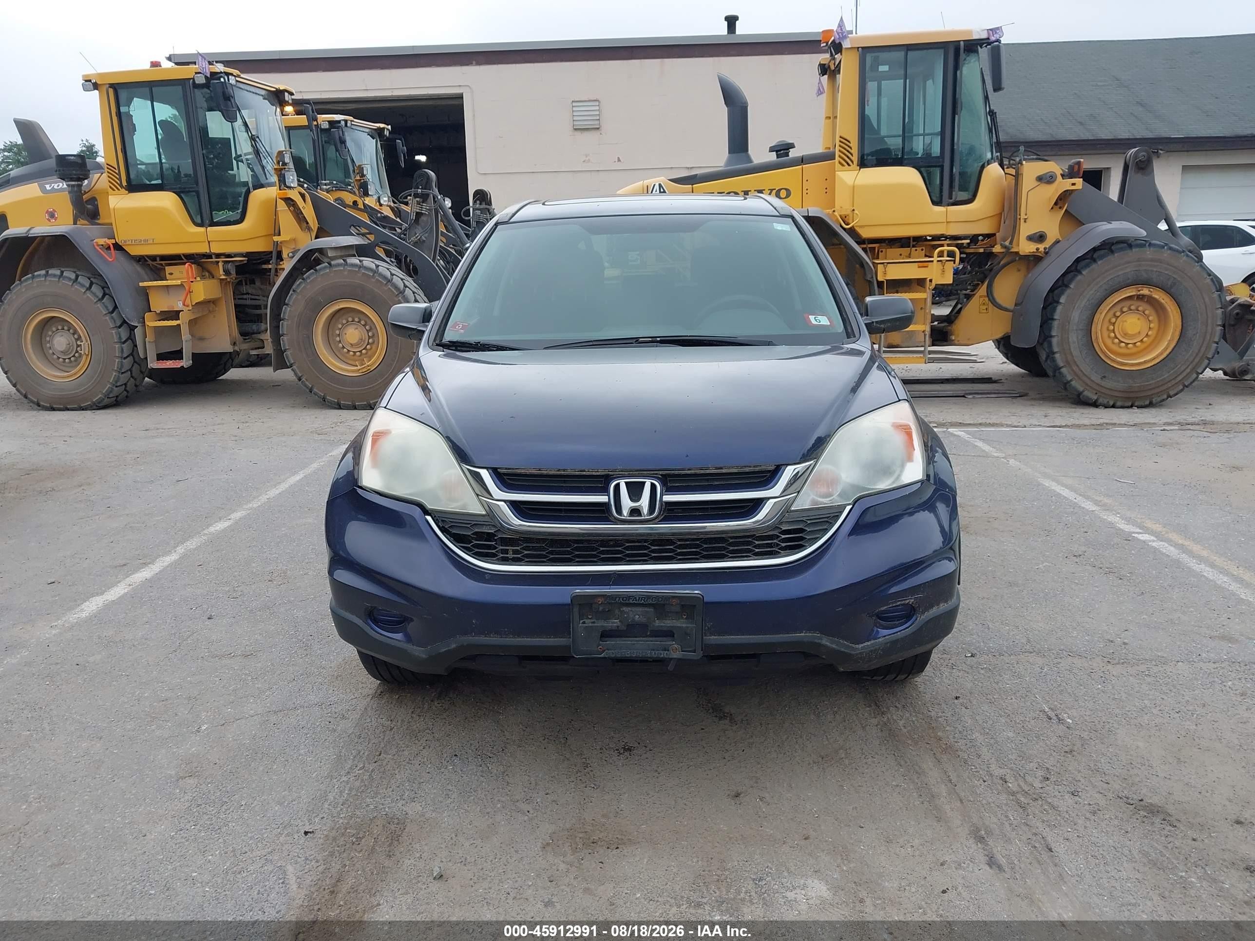 2010 Honda Cr-v Ex Blue vin: 5J6RE4H58AL006980