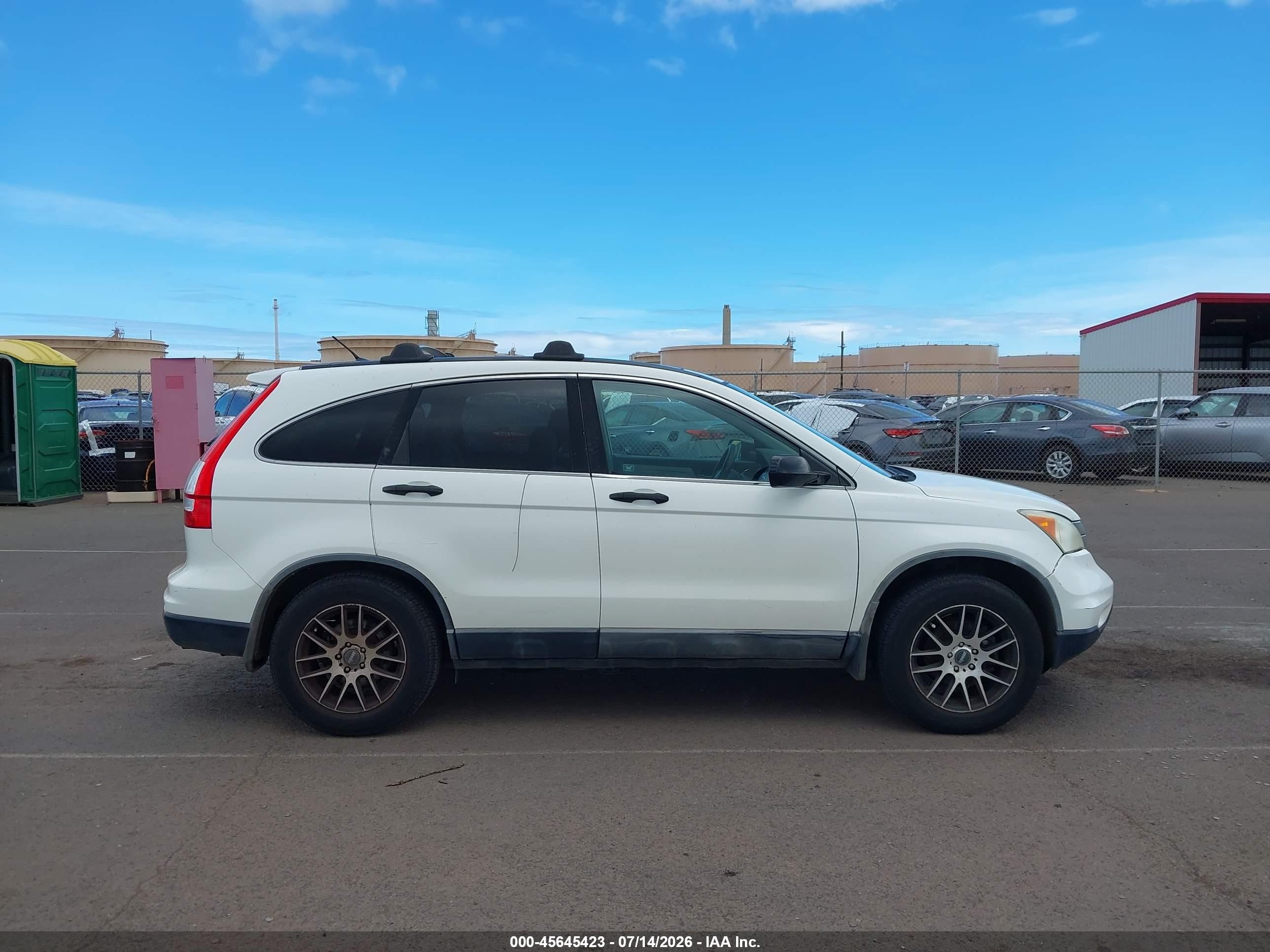 2010 Honda Cr-v Ex White vin: 5J6RE4H58AL023682