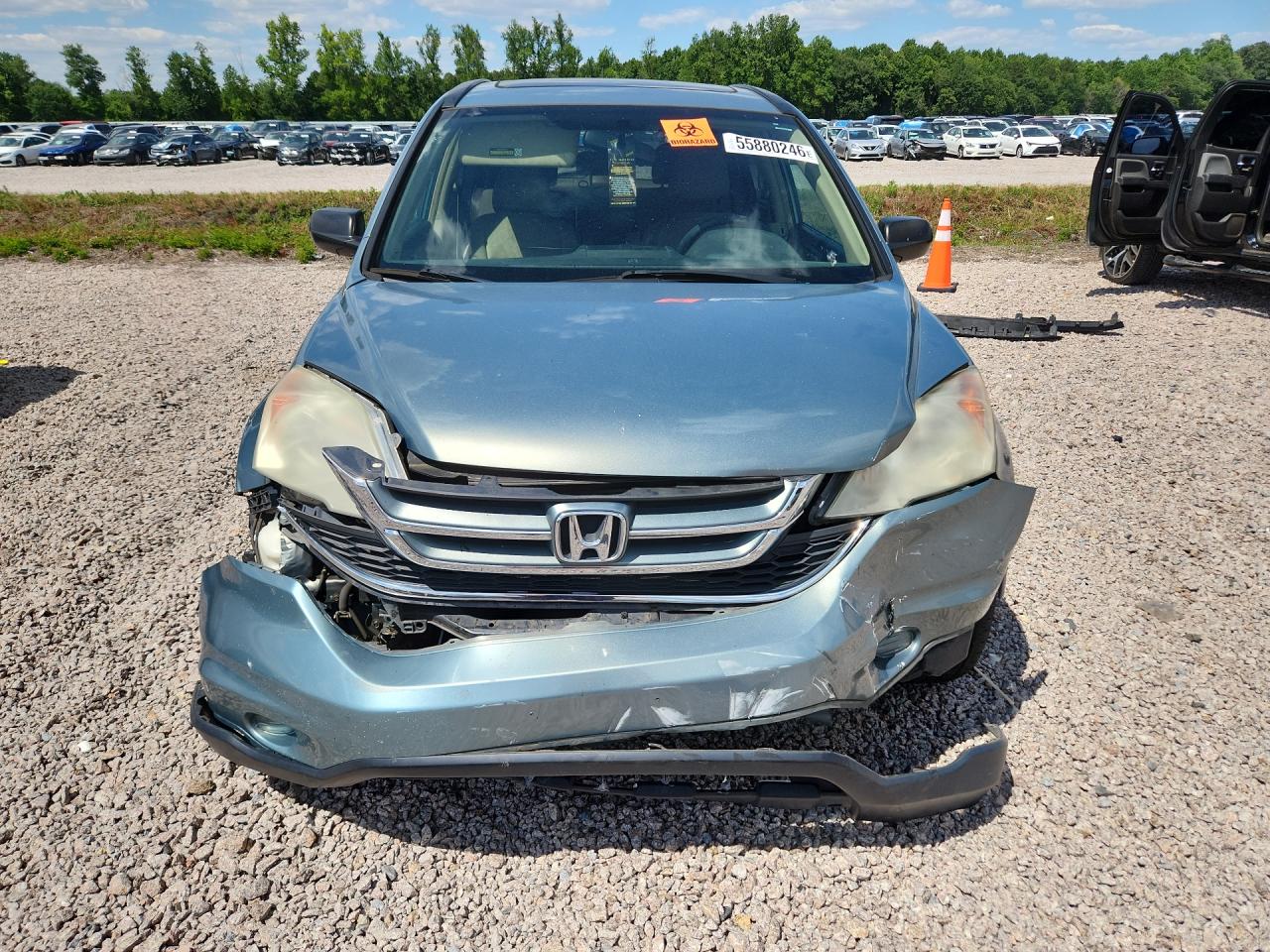 2010 Honda Cr-v Ex Green vin: 5J6RE4H58AL044791