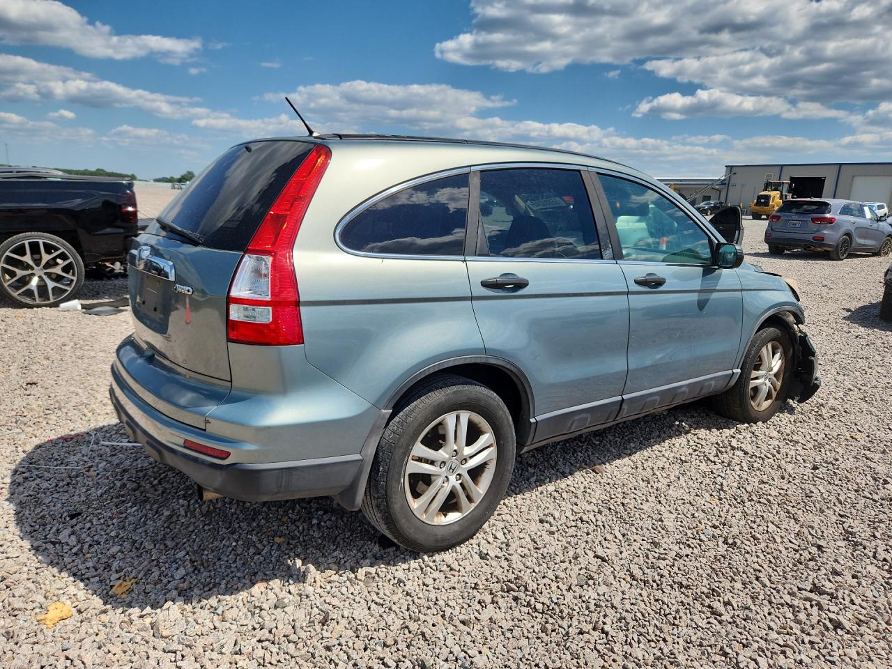 2010 Honda Cr-v Ex Green vin: 5J6RE4H58AL044791