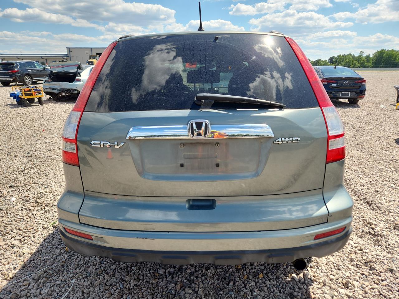 2010 Honda Cr-v Ex Green vin: 5J6RE4H58AL044791