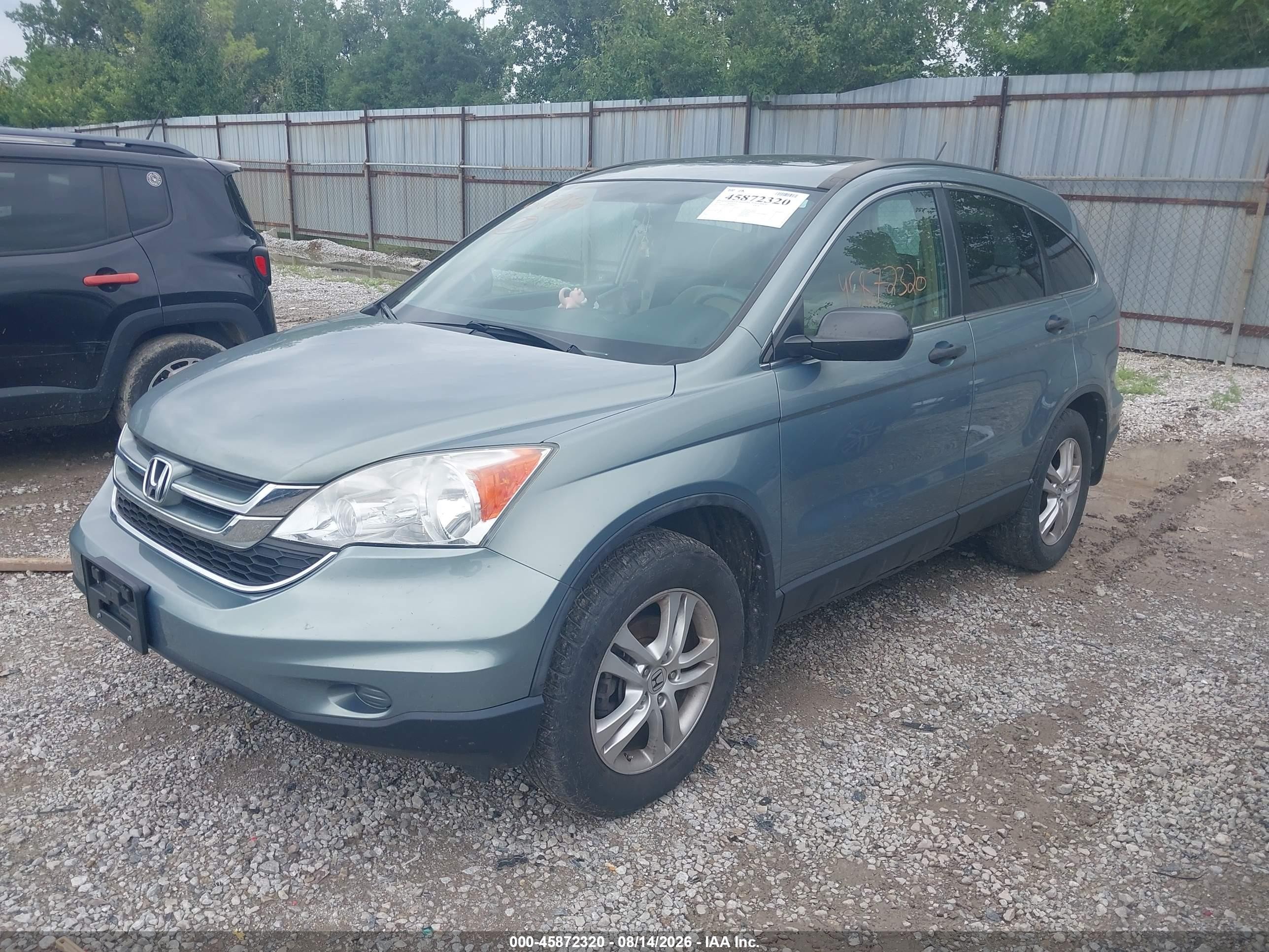 2010 Honda Cr-v Ex Синий vin: 5J6RE4H58AL064667