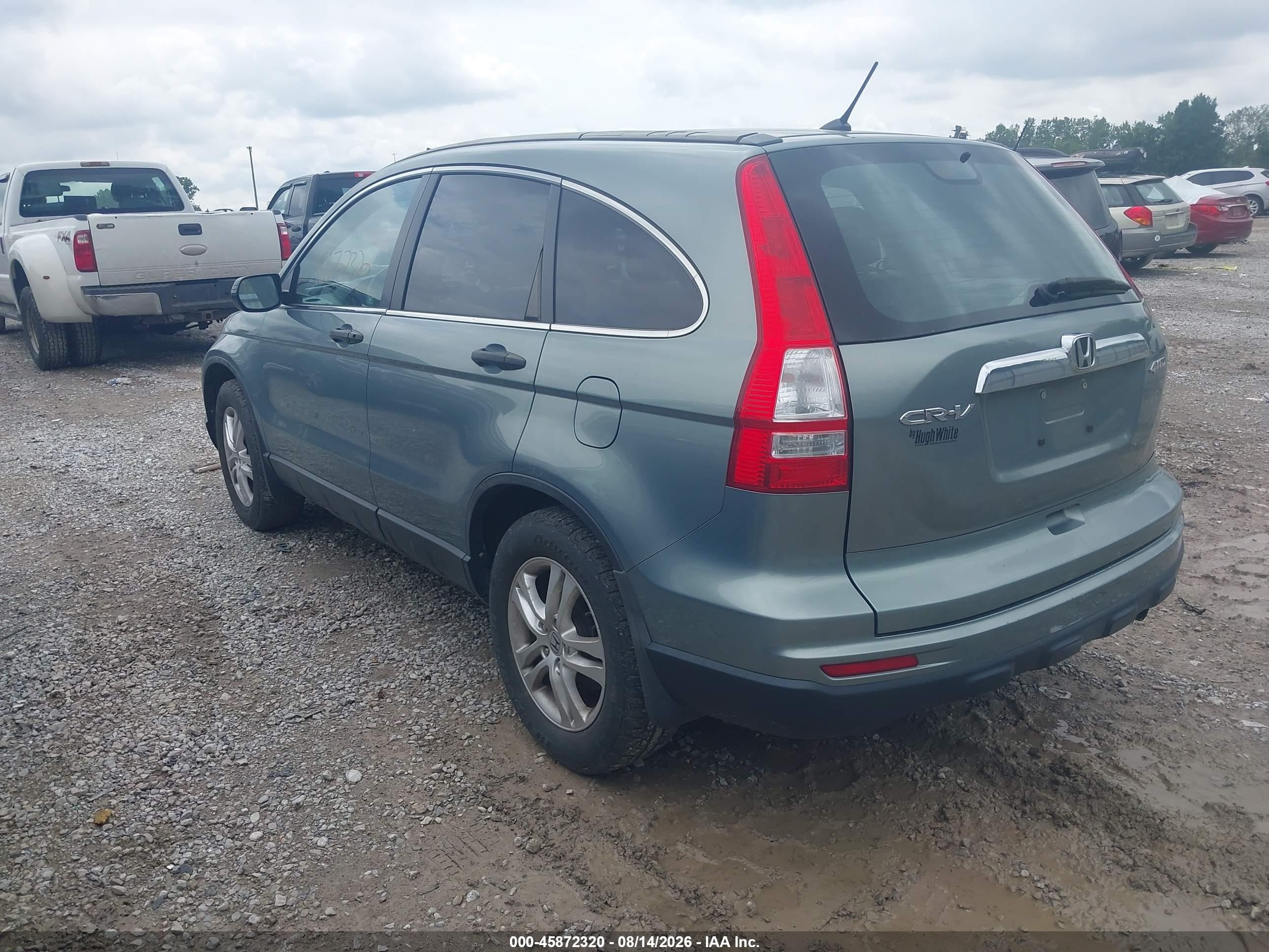 2010 Honda Cr-v Ex Синий vin: 5J6RE4H58AL064667