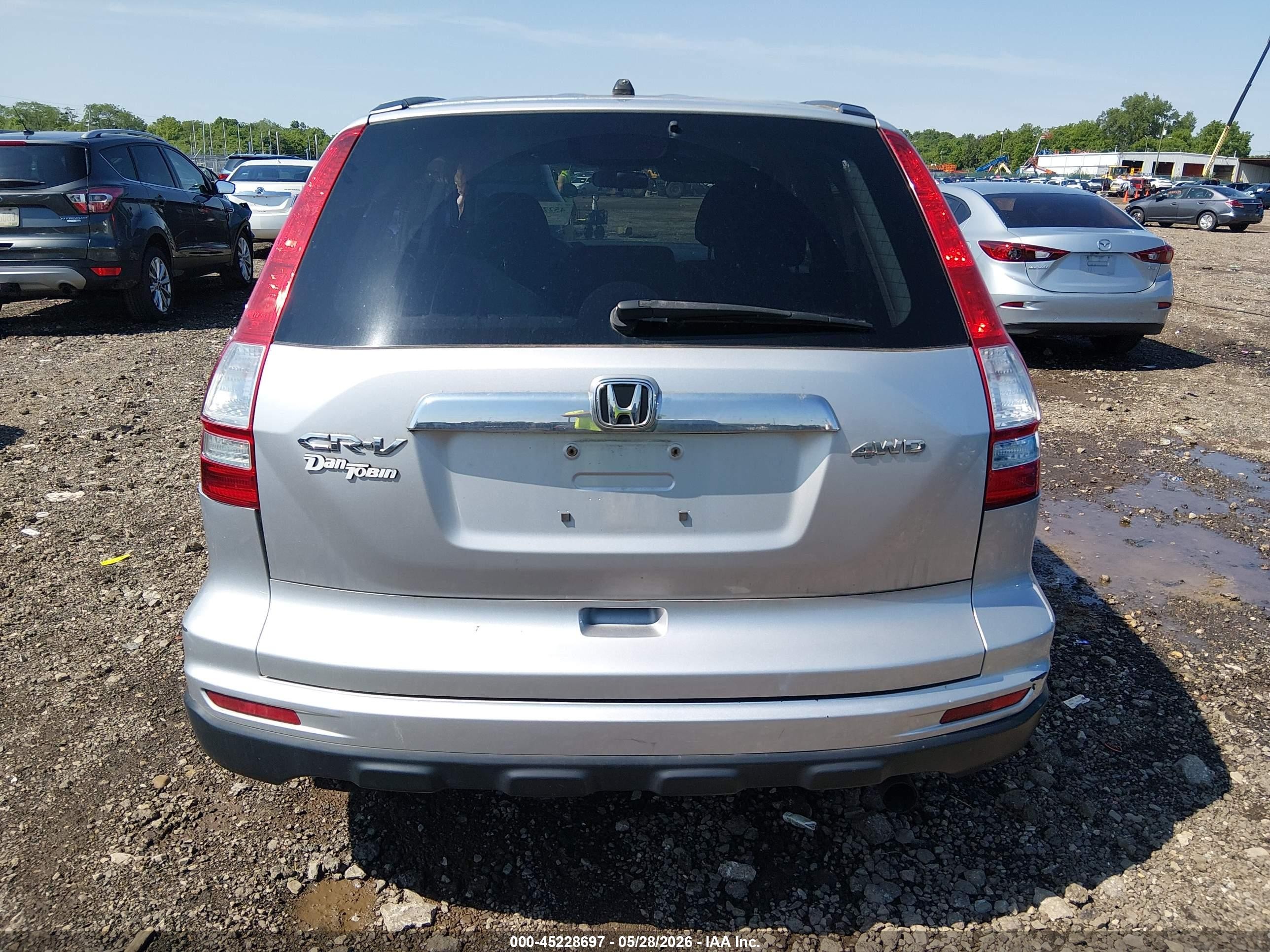 2010 Honda Cr-v Ex Silver vin: 5J6RE4H58AL067410