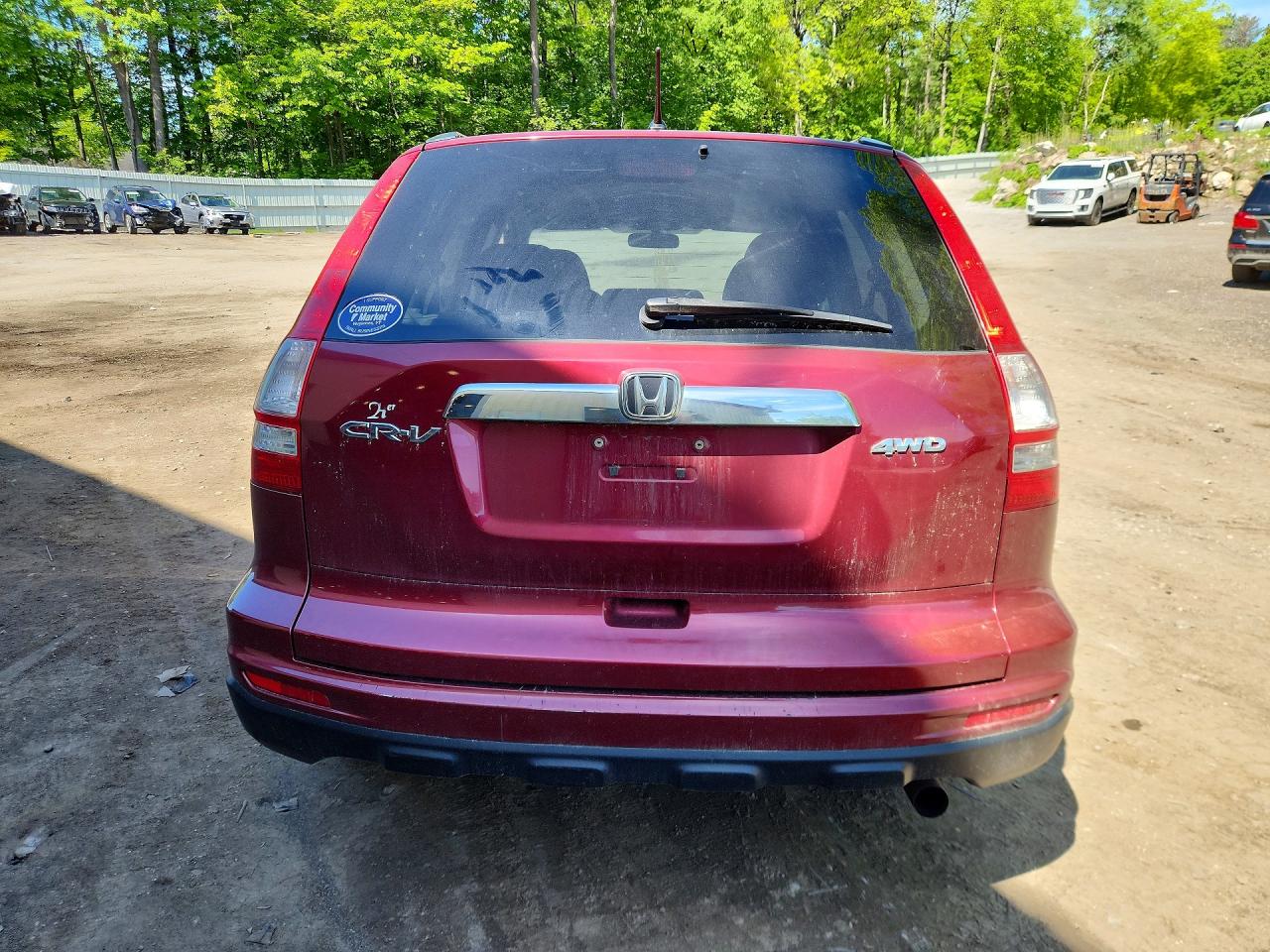 2010 Honda Cr-v Ex Red vin: 5J6RE4H58AL069903
