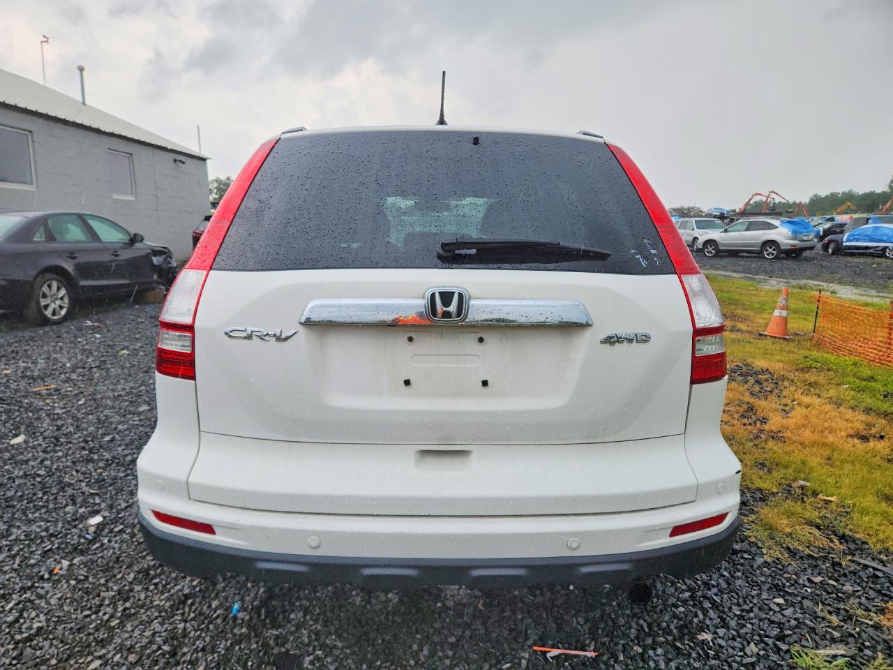 2010 Honda Cr-v Ex White vin: 5J6RE4H58AL084840