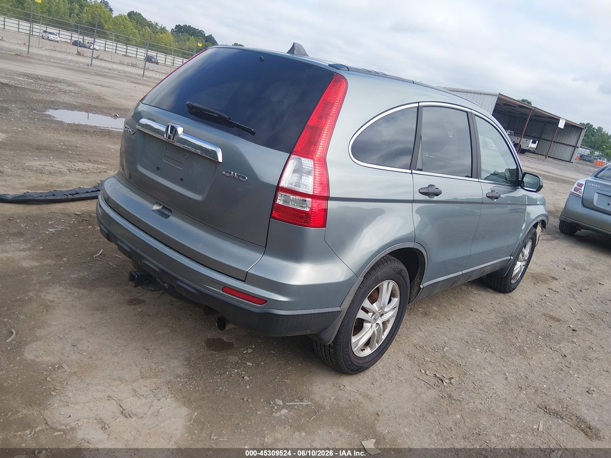 2011 Honda Cr-v Ex Серый vin: 5J6RE4H58BL003420