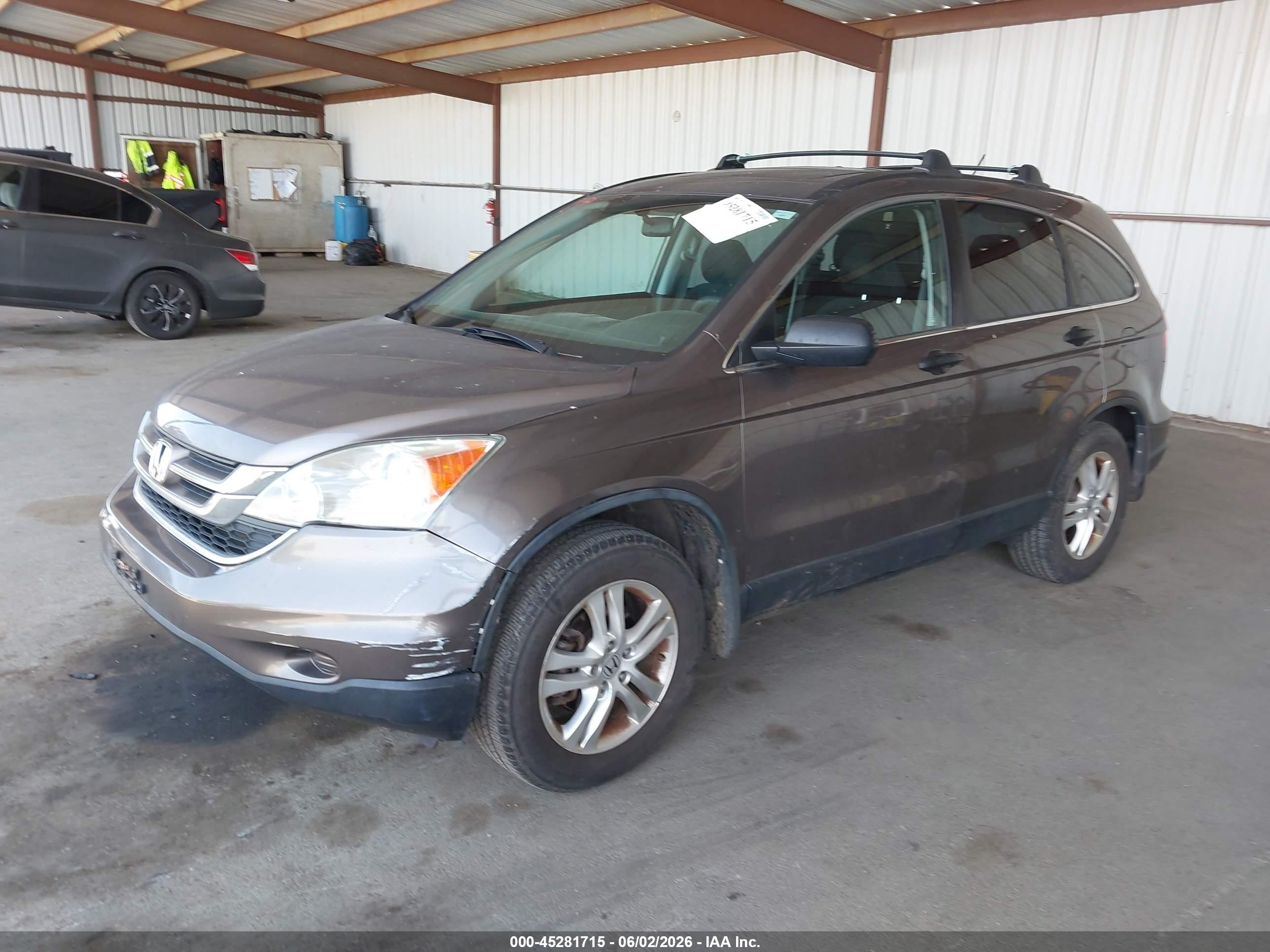 2011 Honda Cr-v Ex Brown vin: 5J6RE4H58BL011128