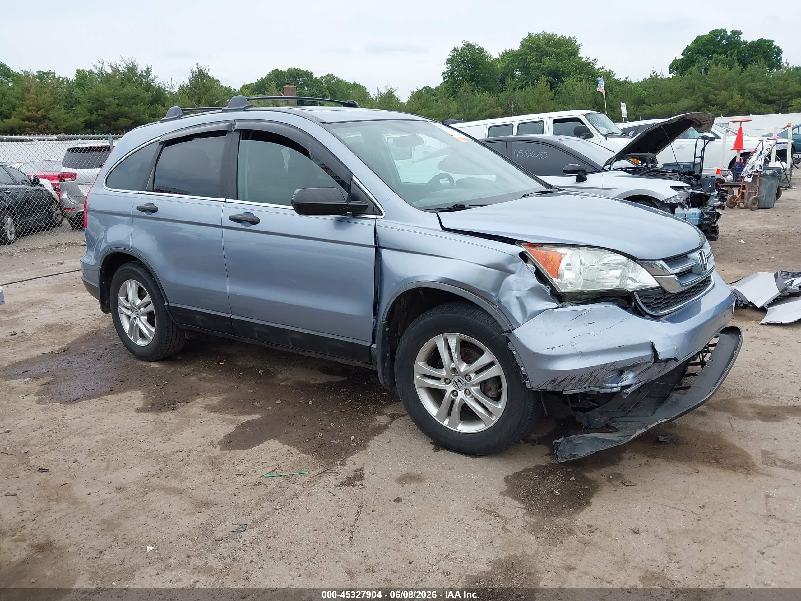 2011 Honda Cr-v Ex Blue vin: 5J6RE4H58BL030679