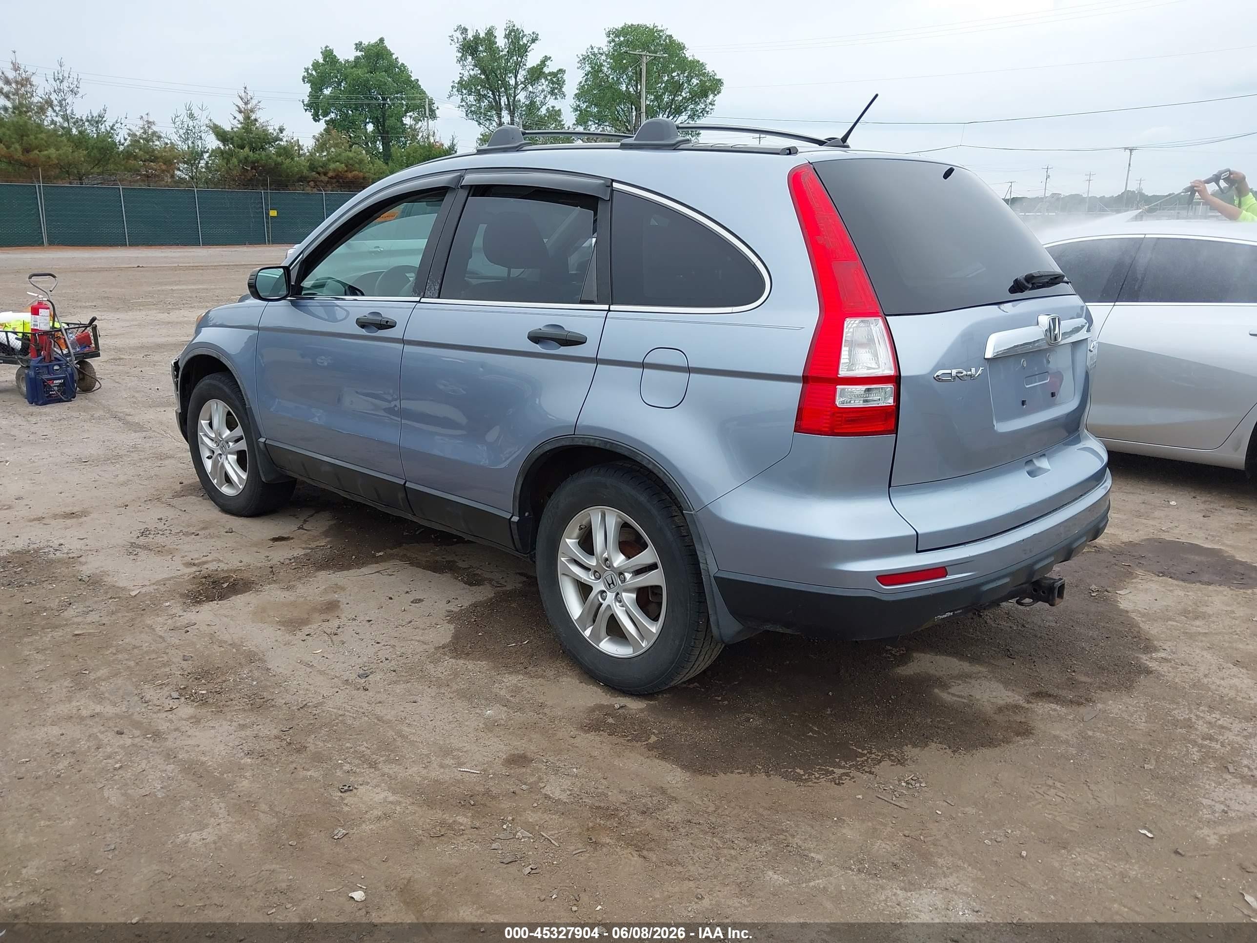 2011 Honda Cr-v Ex Blue vin: 5J6RE4H58BL030679