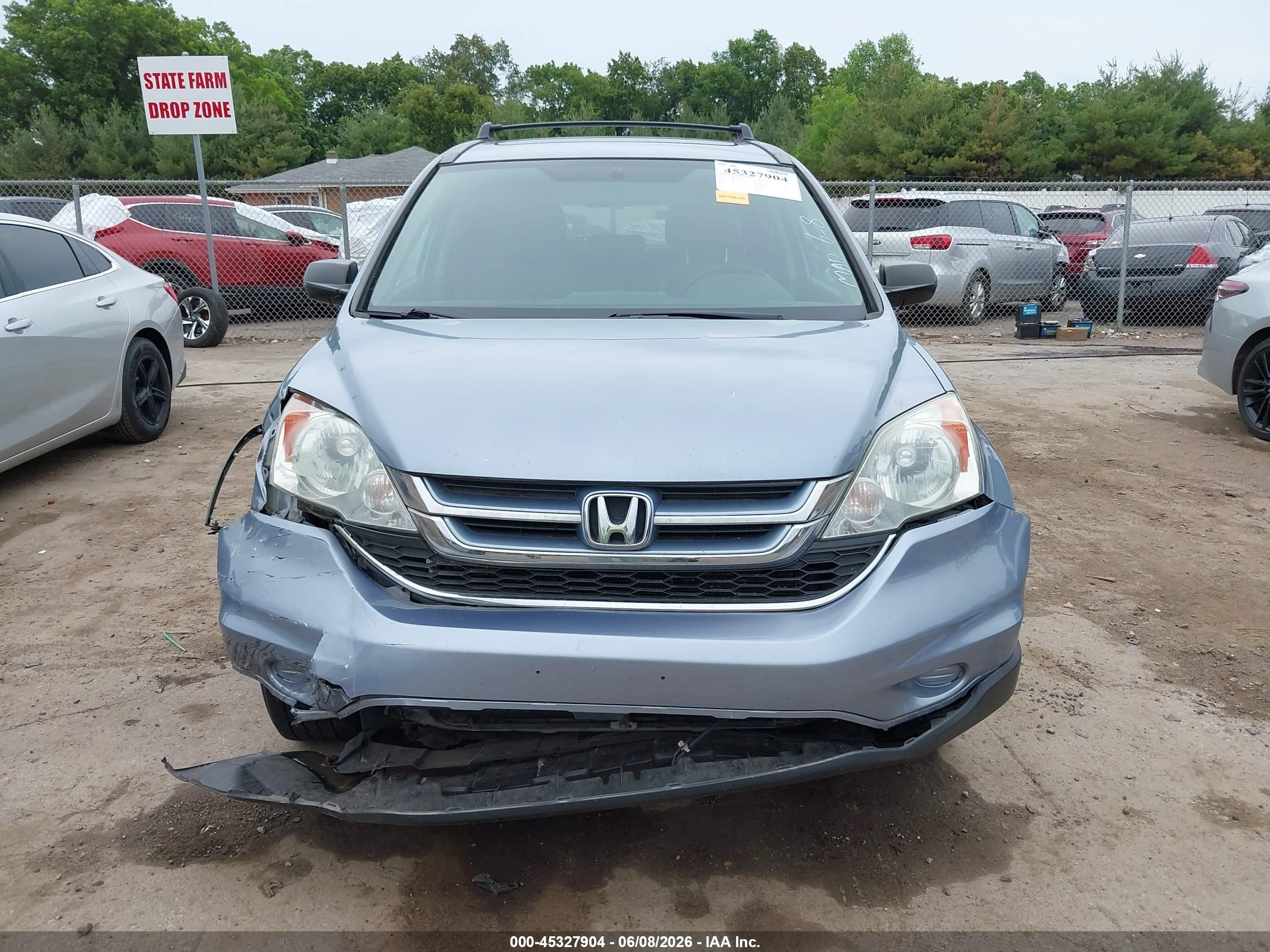 2011 Honda Cr-v Ex Blue vin: 5J6RE4H58BL030679