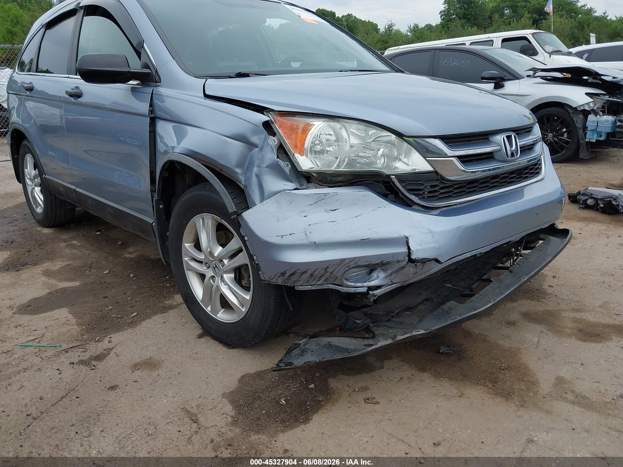 2011 Honda Cr-v Ex Blue vin: 5J6RE4H58BL030679
