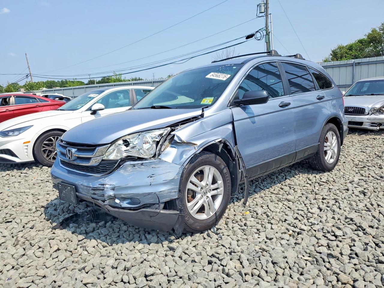 2011 Honda Cr-v Ex Gray vin: 5J6RE4H58BL048406
