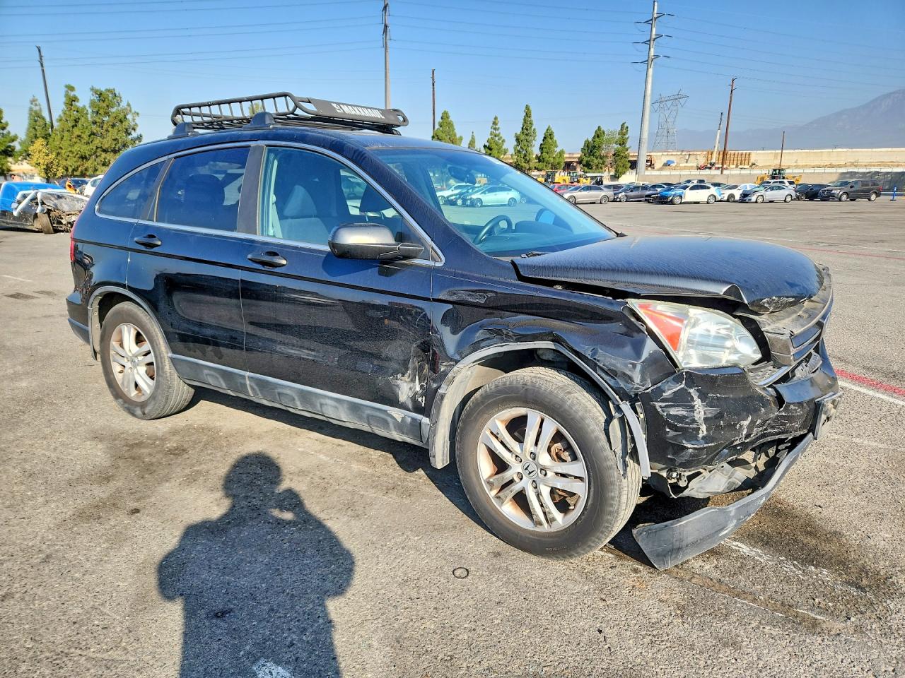 2011 Honda Cr-v Ex Черный vin: 5J6RE4H58BL055890