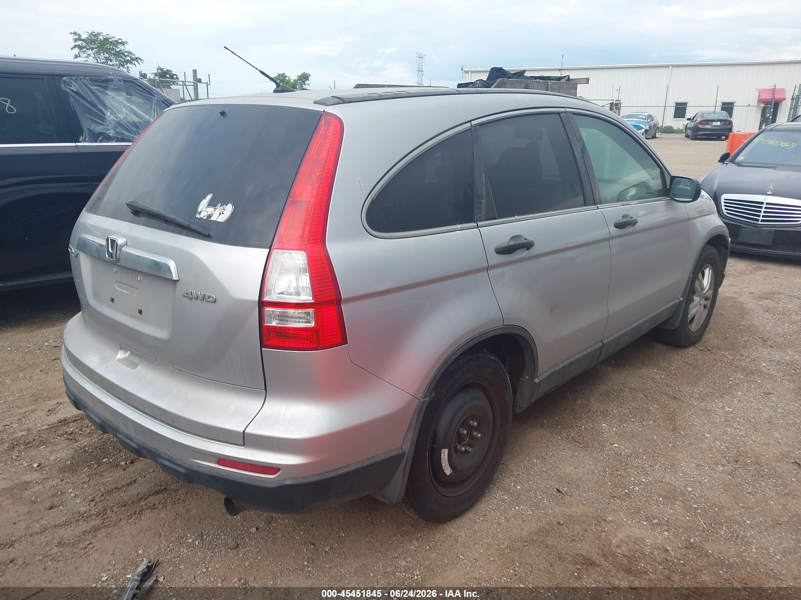 2011 Honda Cr-v Ex Silver vin: 5J6RE4H58BL059227