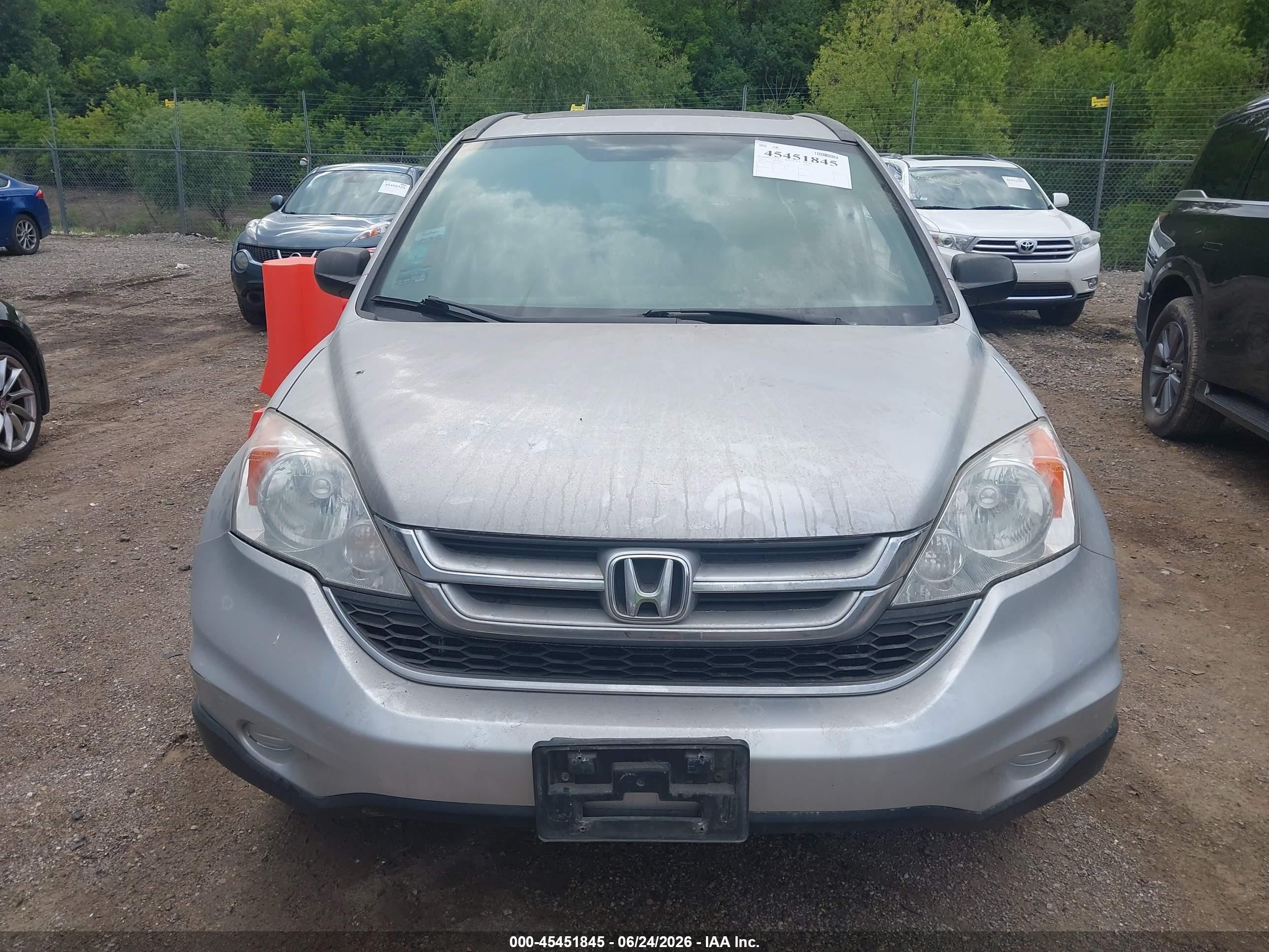 2011 Honda Cr-v Ex Silver vin: 5J6RE4H58BL059227