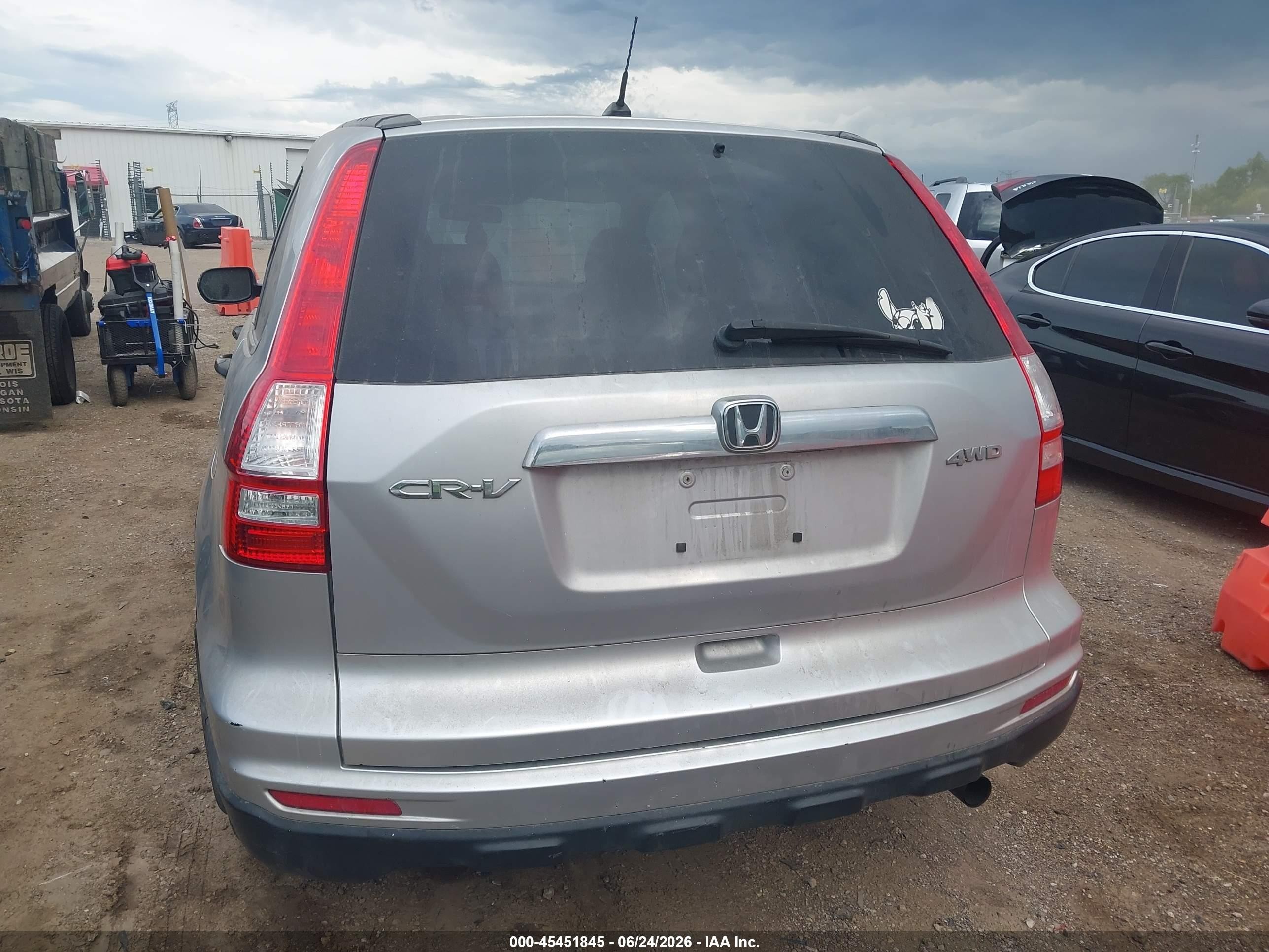 2011 Honda Cr-v Ex Silver vin: 5J6RE4H58BL059227