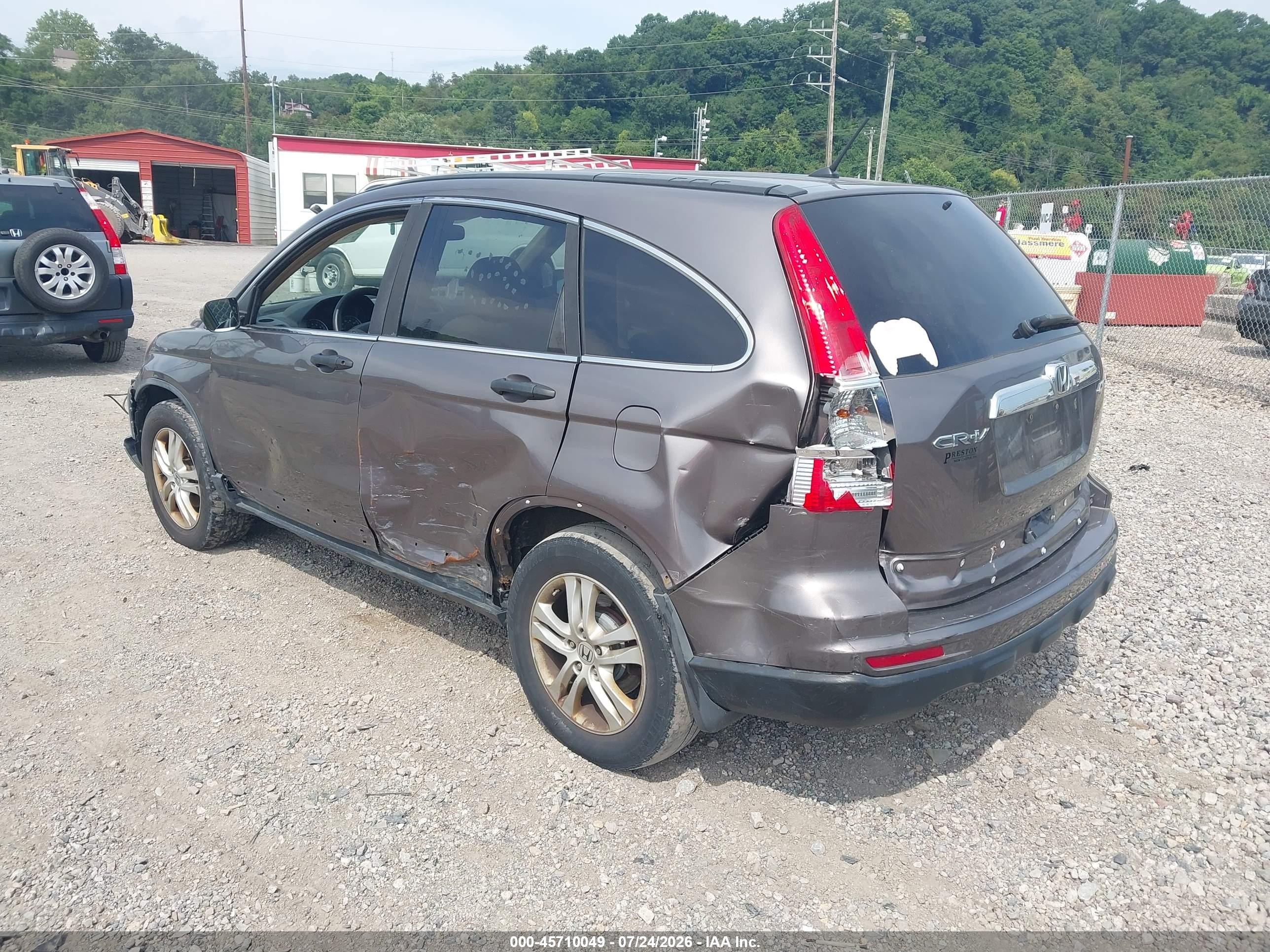 2011 Honda Cr-v Ex Brown vin: 5J6RE4H58BL073208