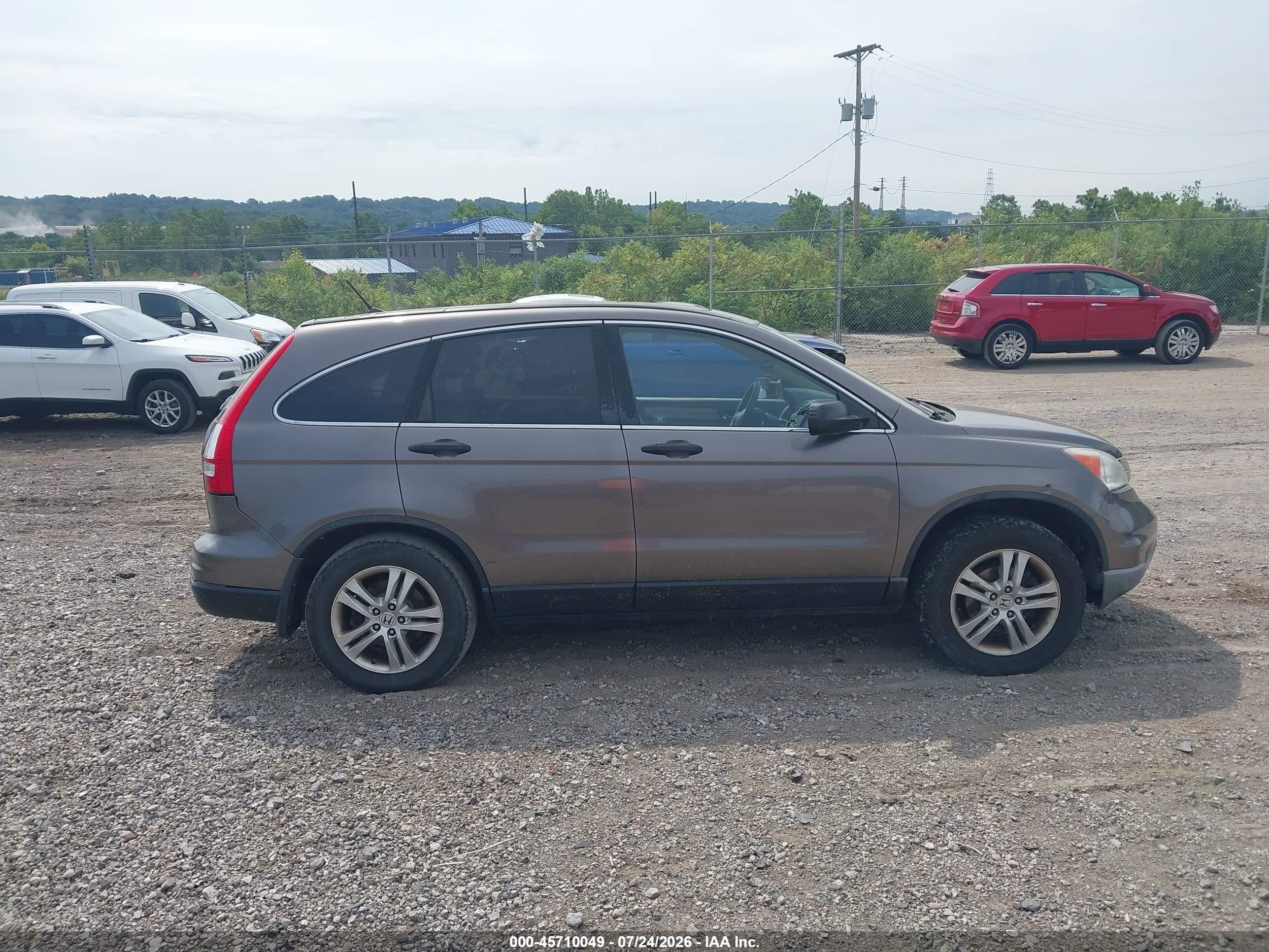 2011 Honda Cr-v Ex Brown vin: 5J6RE4H58BL073208