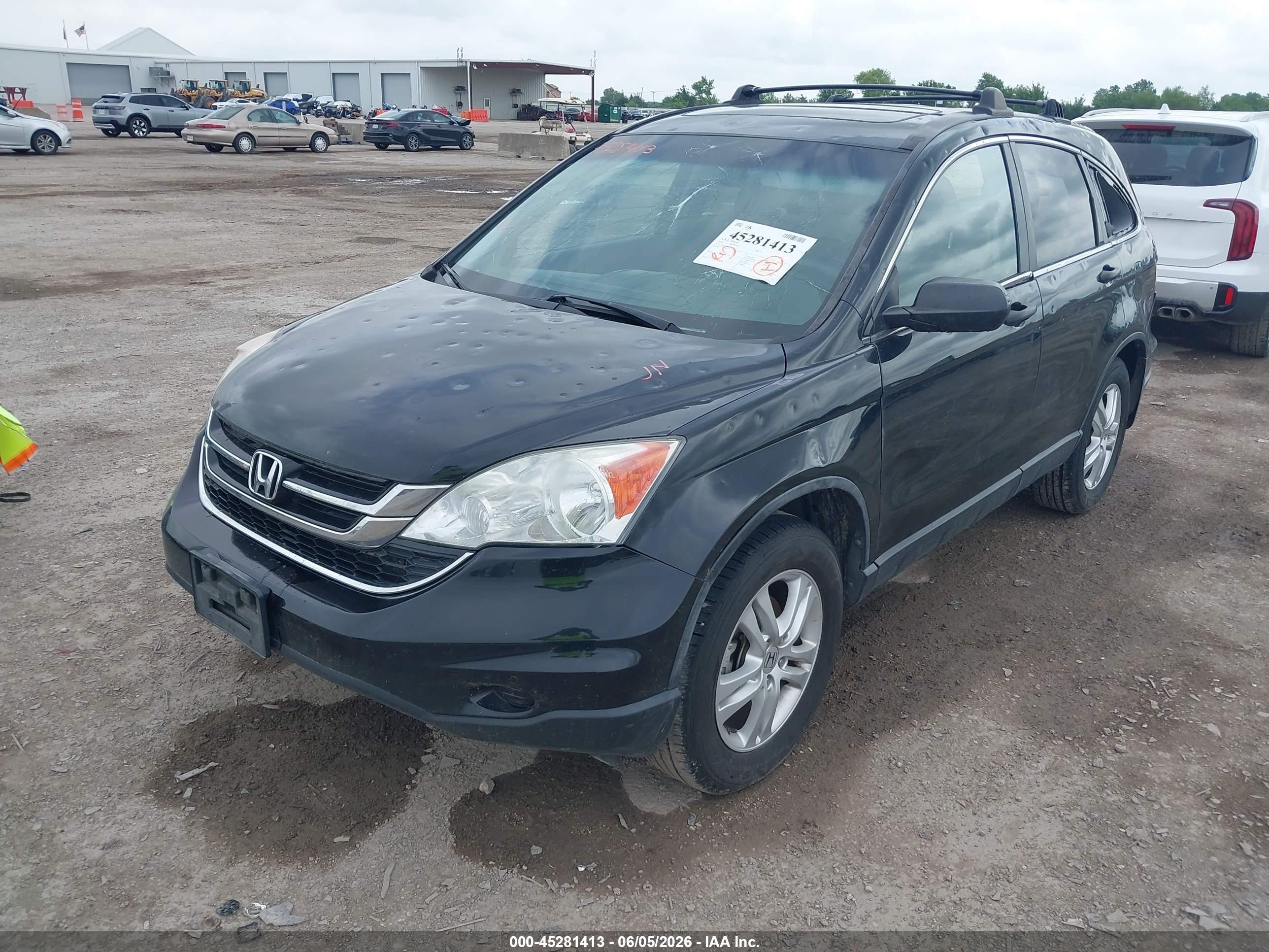 2010 Honda Cr-v Ex Black vin: 5J6RE4H59AL007300
