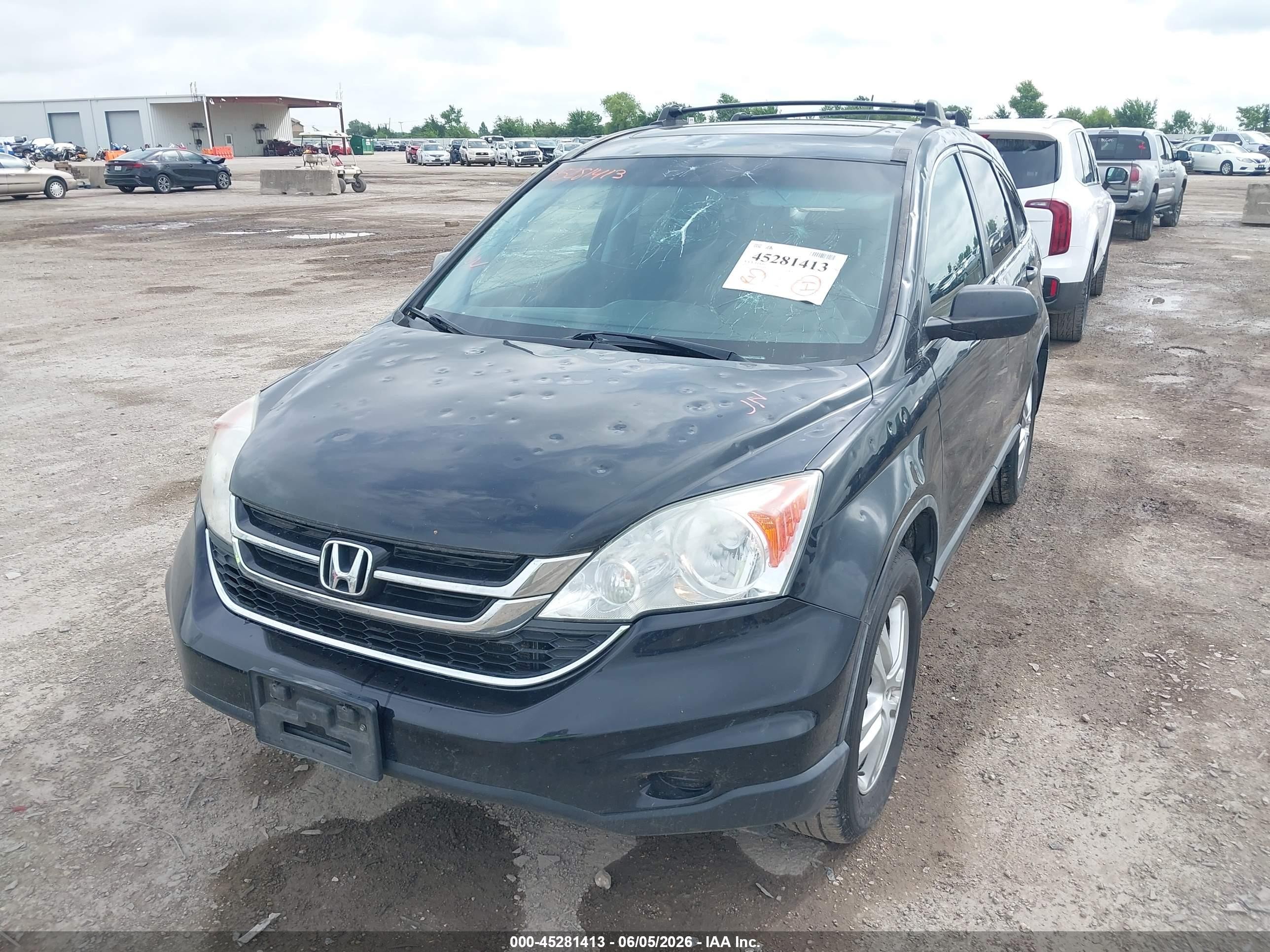 2010 Honda Cr-v Ex Black vin: 5J6RE4H59AL007300