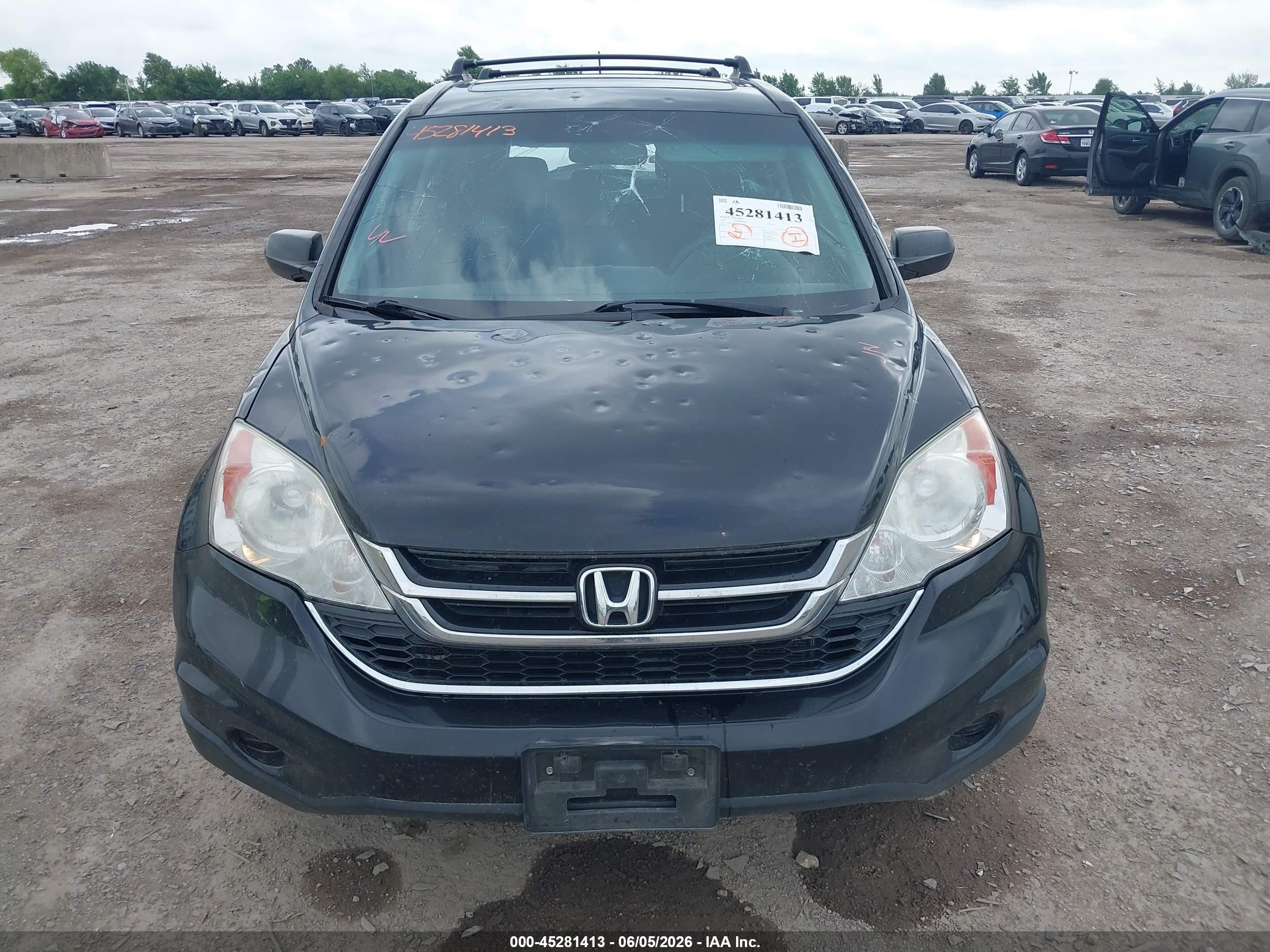 2010 Honda Cr-v Ex Black vin: 5J6RE4H59AL007300