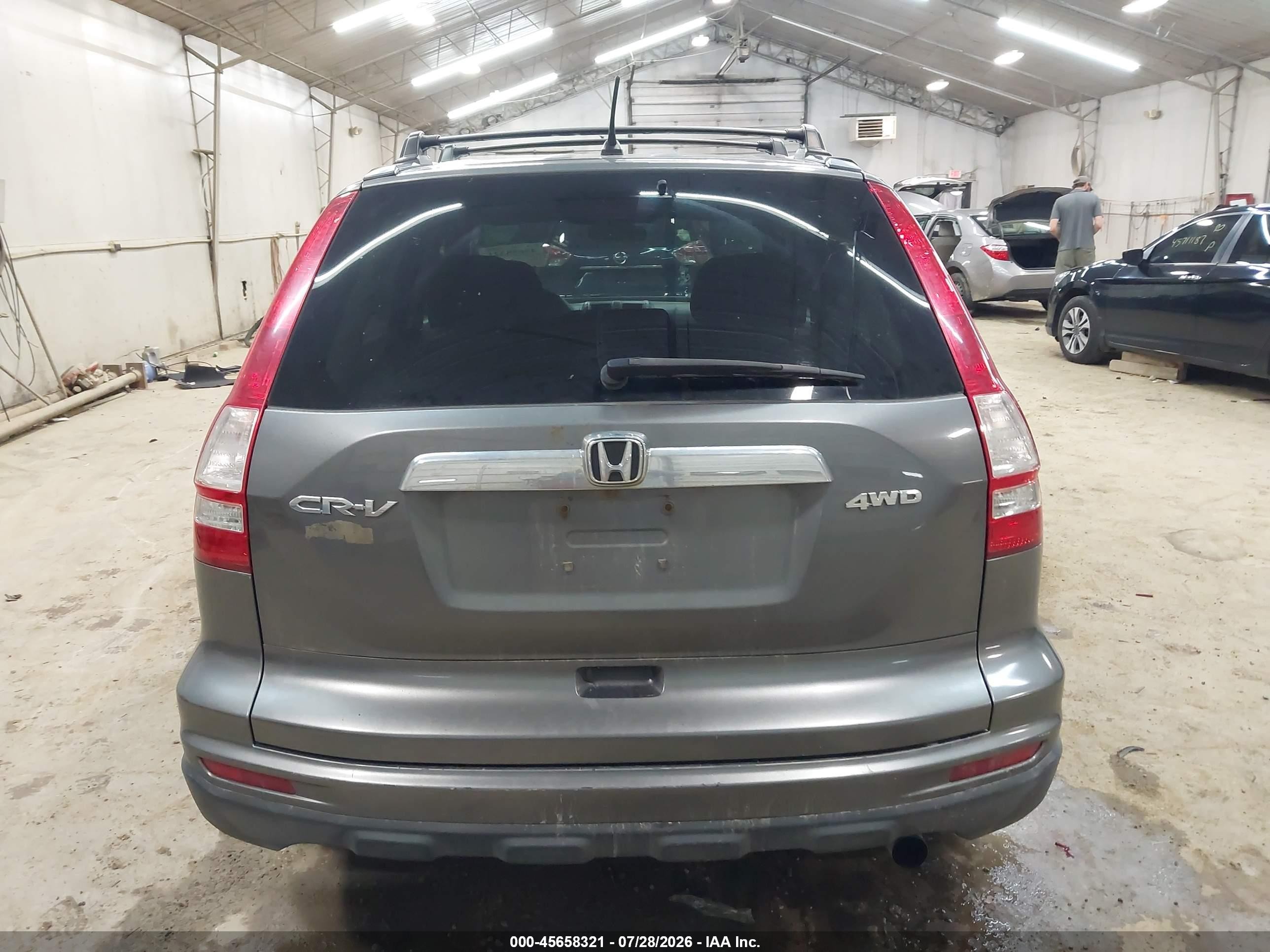 2010 Honda Cr-v Ex Gray vin: 5J6RE4H59AL049448