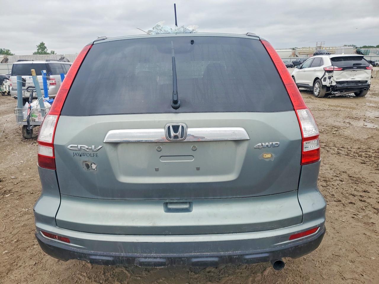 2010 Honda Cr-v Ex Turquoise vin: 5J6RE4H59AL087486