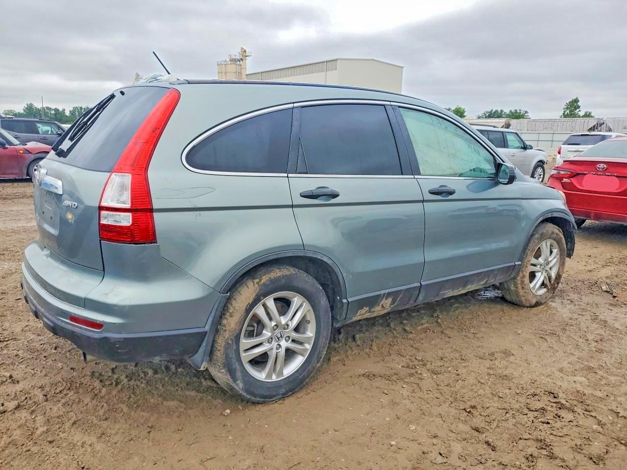 2010 Honda Cr-v Ex Turquoise vin: 5J6RE4H59AL087486