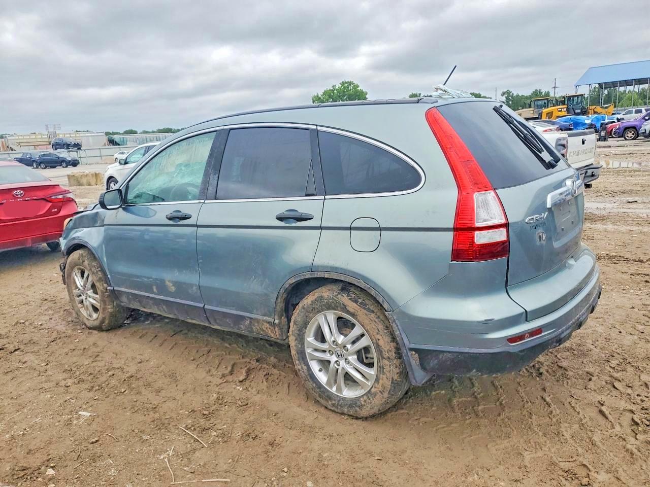2010 Honda Cr-v Ex Turquoise vin: 5J6RE4H59AL087486