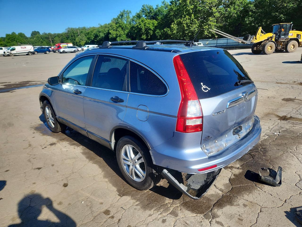 2010 Honda Cr-v Ex Silver vin: 5J6RE4H59AL095801