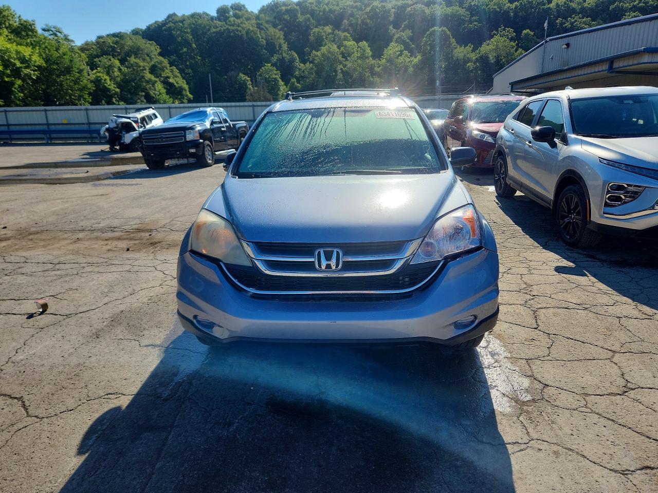 2010 Honda Cr-v Ex Silver vin: 5J6RE4H59AL095801