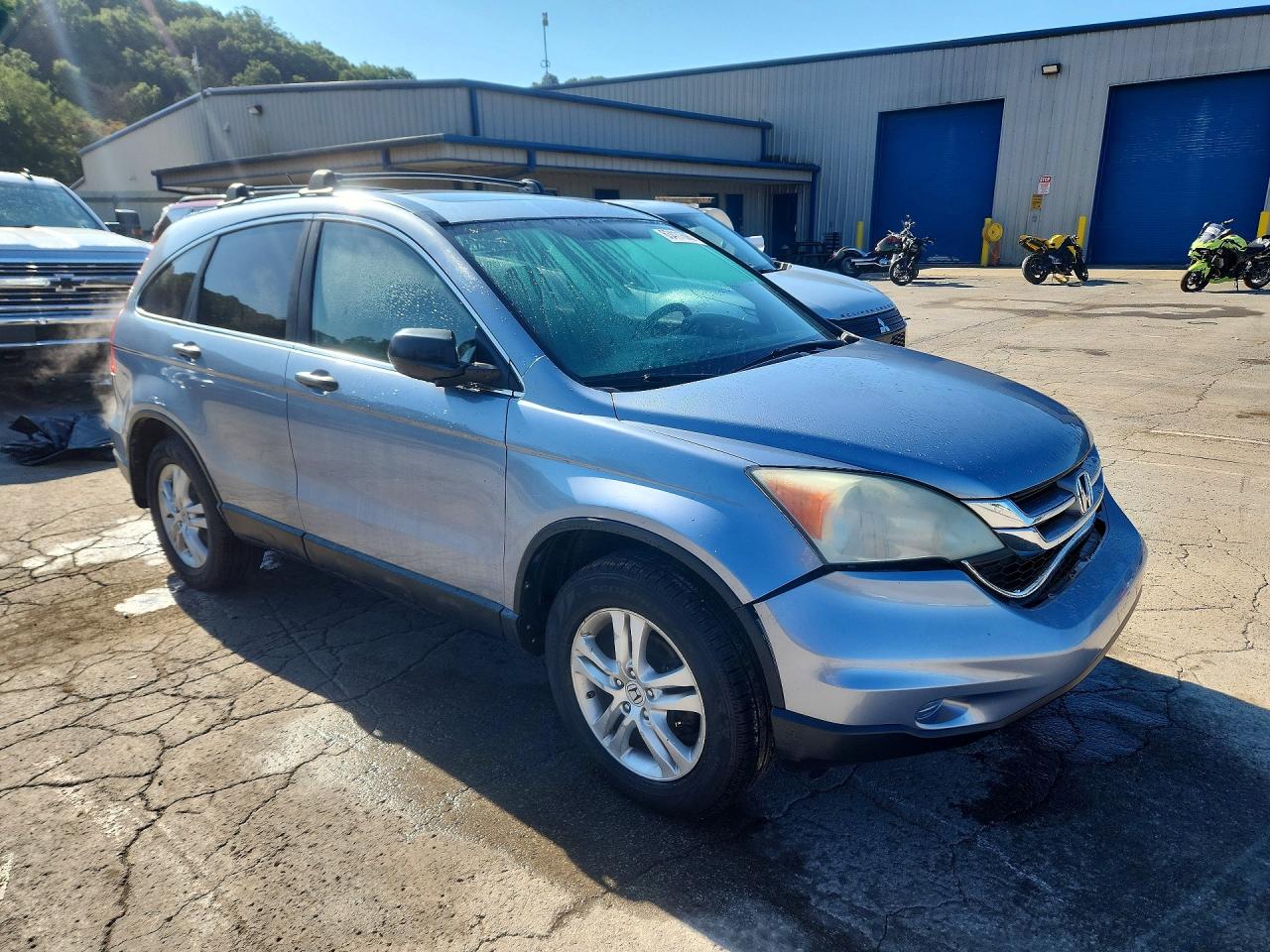 2010 Honda Cr-v Ex Silver vin: 5J6RE4H59AL095801