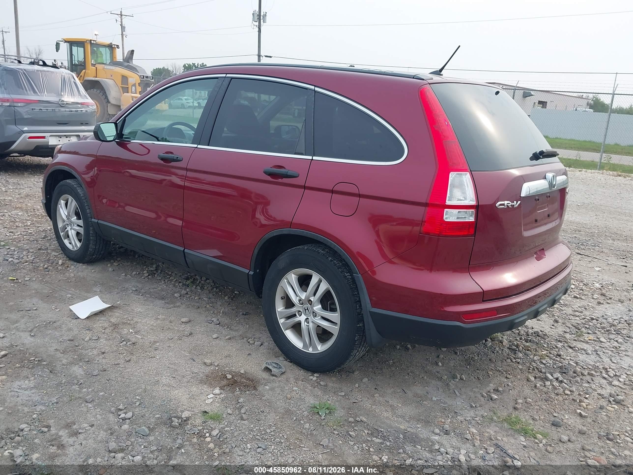 2011 Honda Cr-v Ex Red vin: 5J6RE4H59BL037365