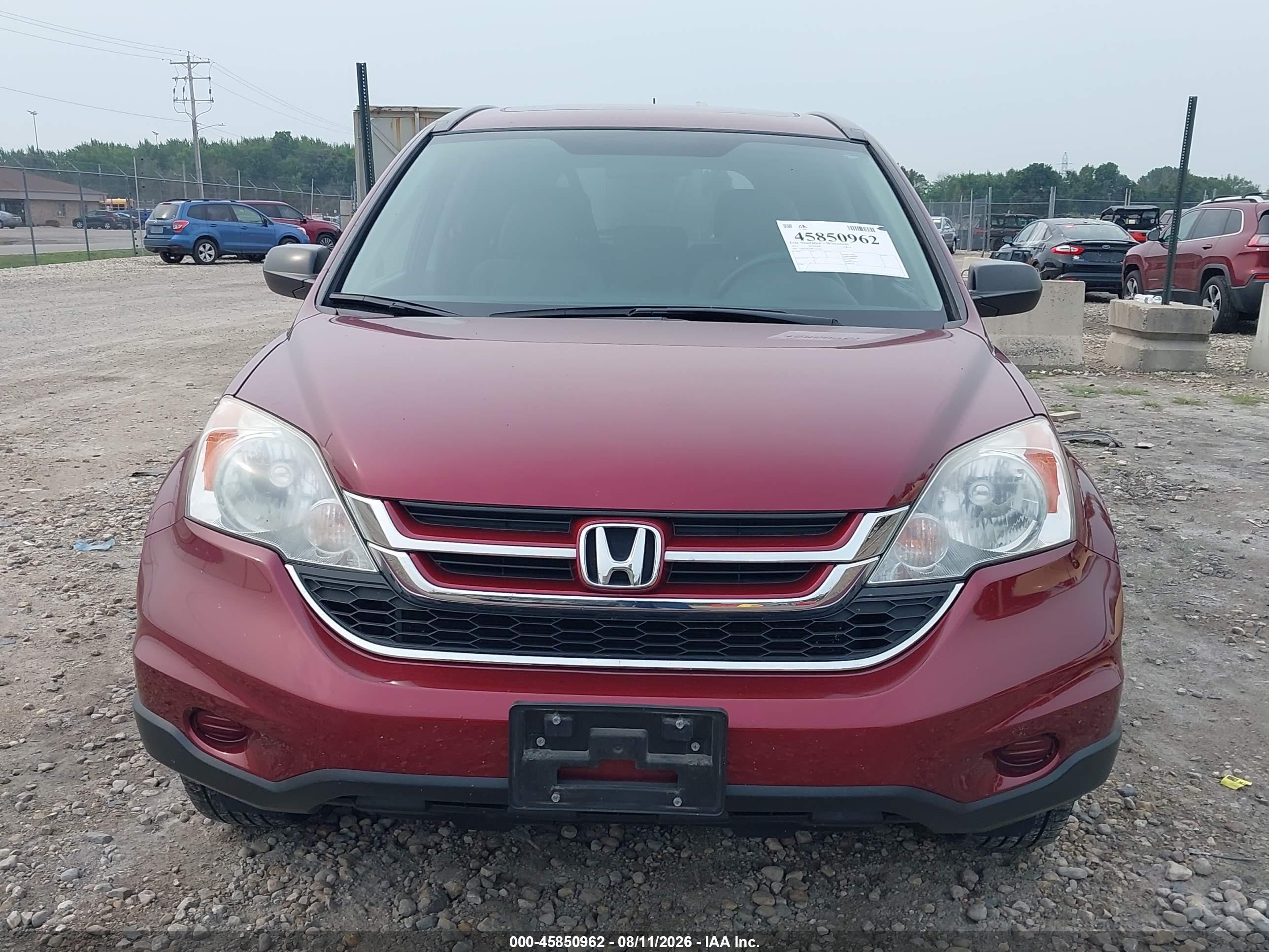 2011 Honda Cr-v Ex Red vin: 5J6RE4H59BL037365