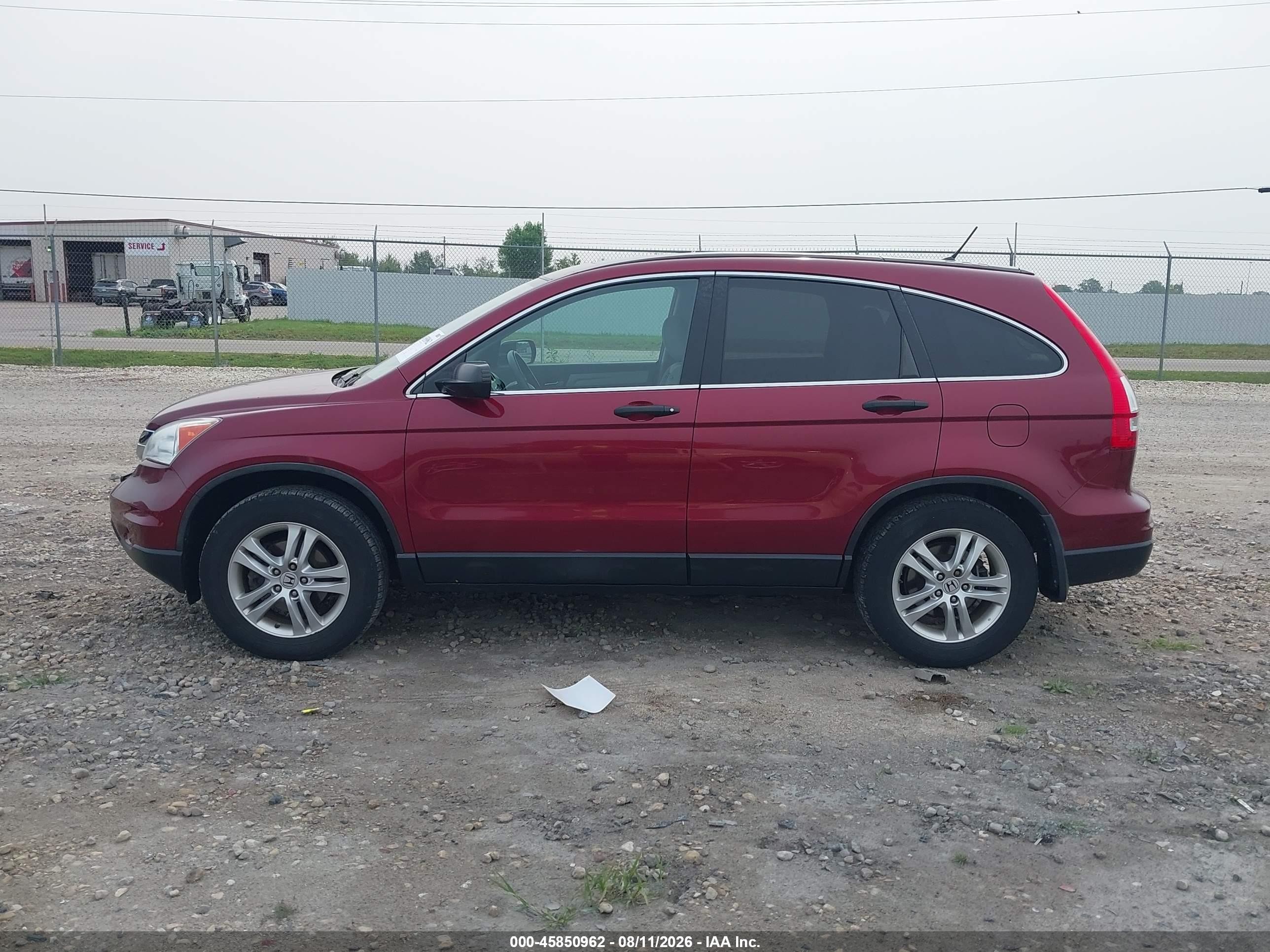2011 Honda Cr-v Ex Red vin: 5J6RE4H59BL037365
