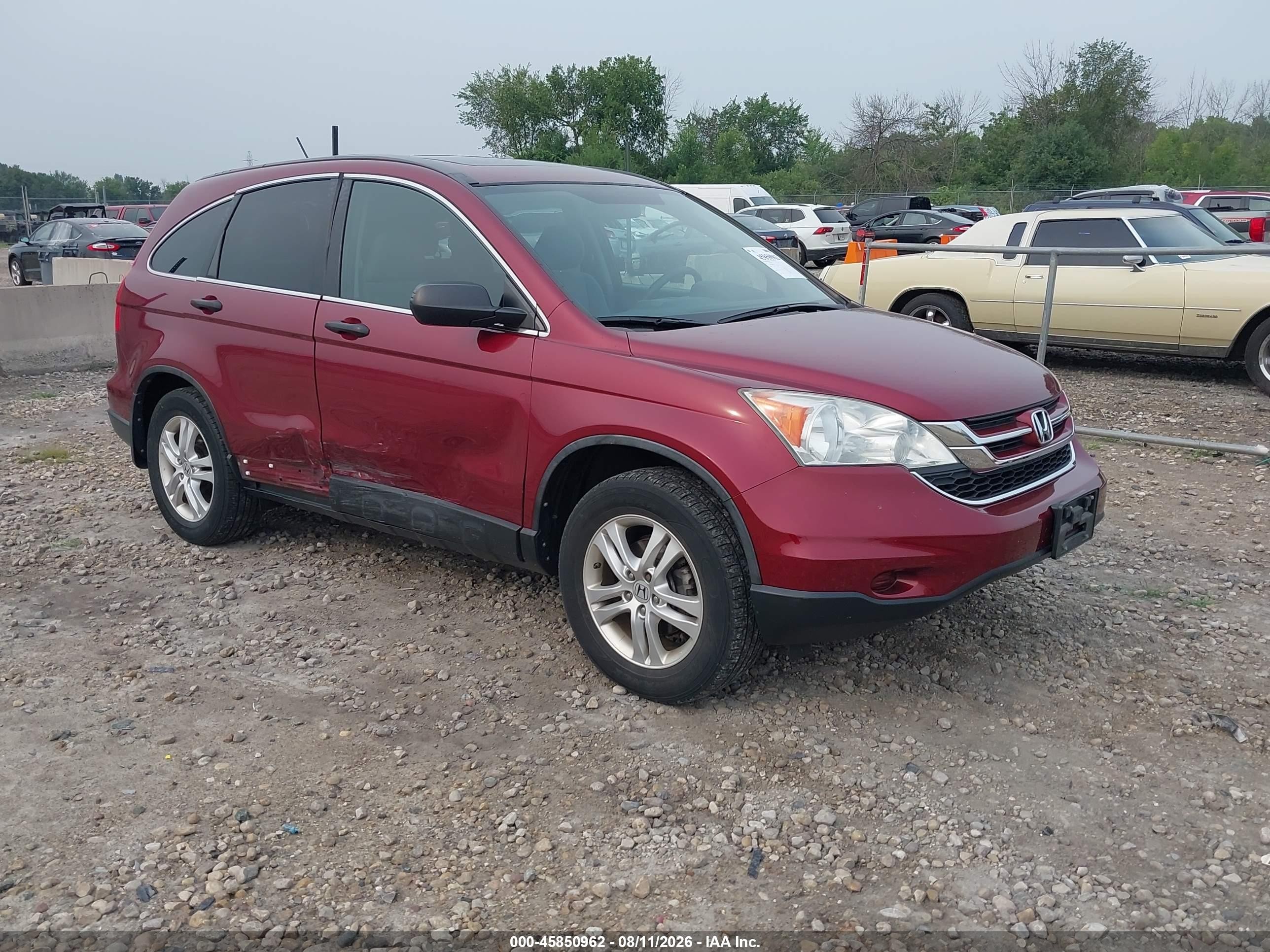 2011 Honda Cr-v Ex Red vin: 5J6RE4H59BL037365