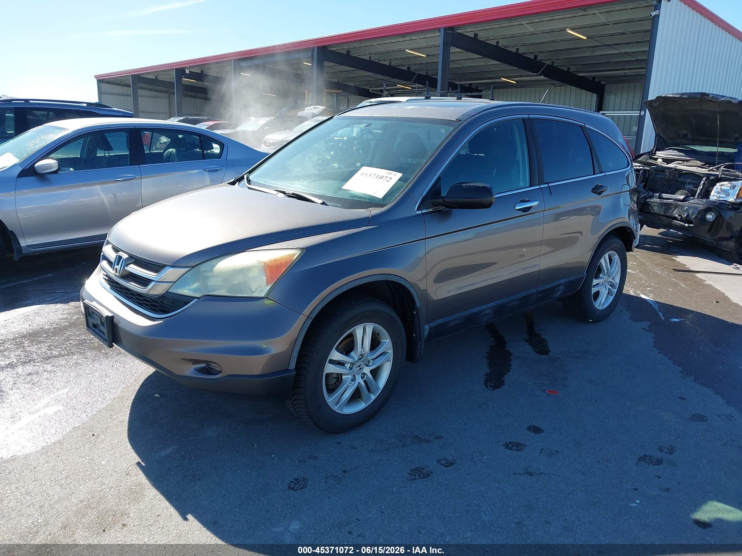 2011 Honda Cr-v Ex Коричневый vin: 5J6RE4H59BL055820