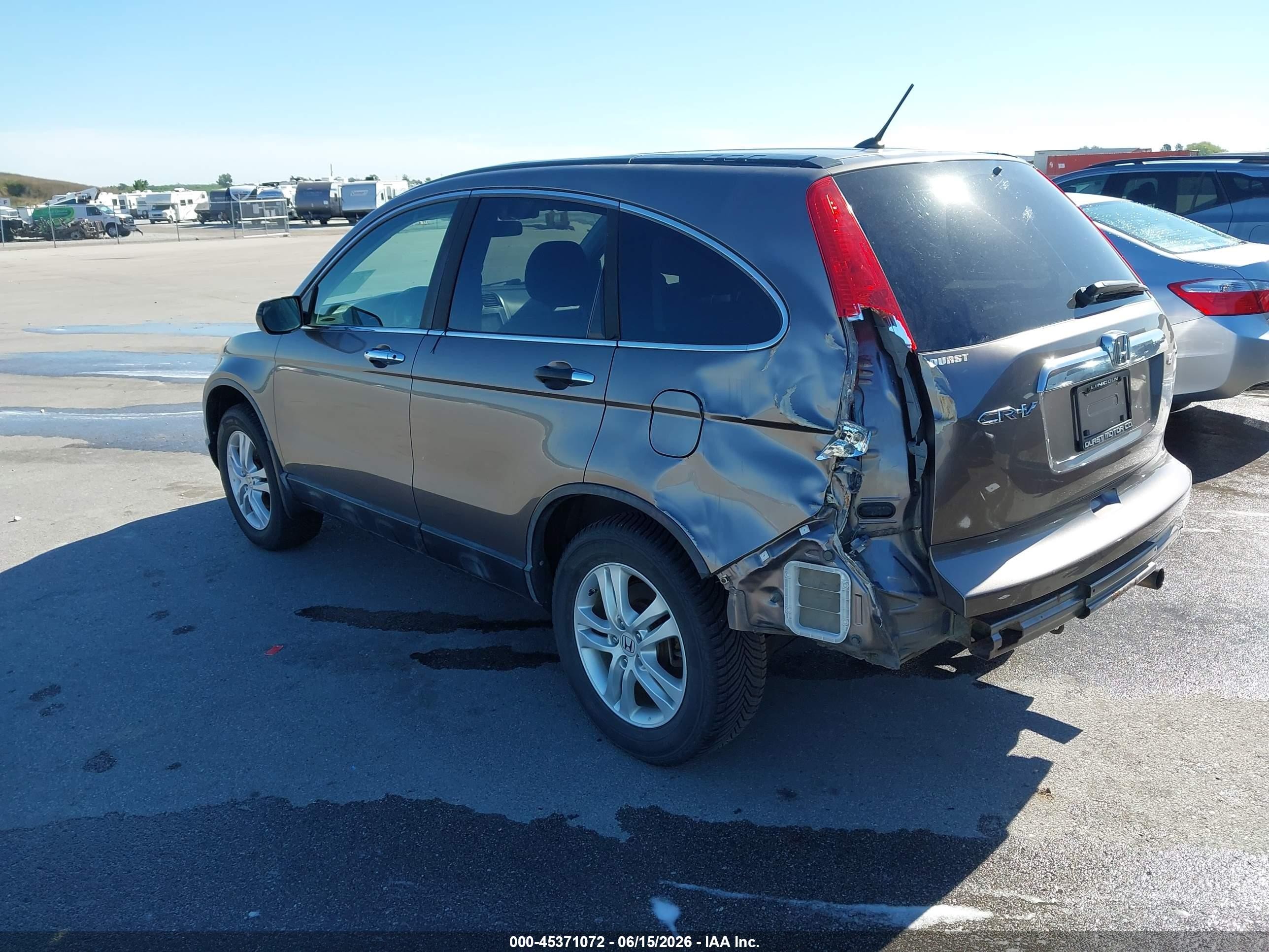 2011 Honda Cr-v Ex Коричневый vin: 5J6RE4H59BL055820