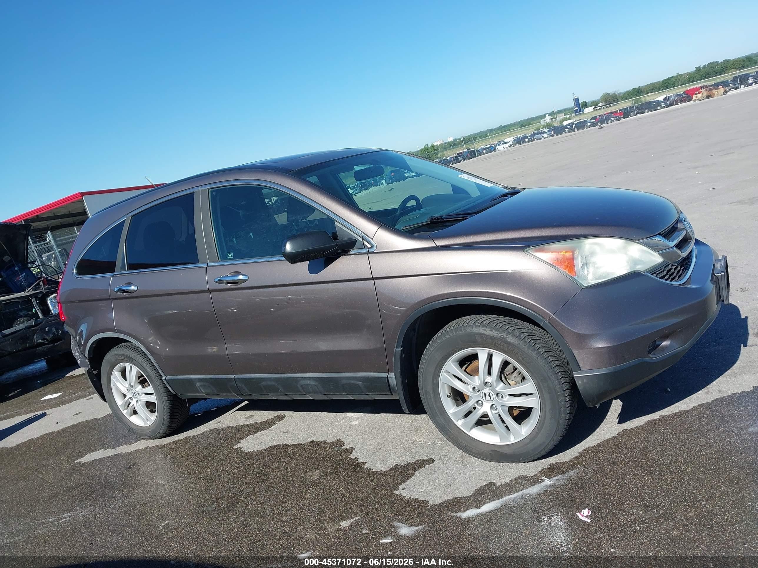 2011 Honda Cr-v Ex Коричневый vin: 5J6RE4H59BL055820