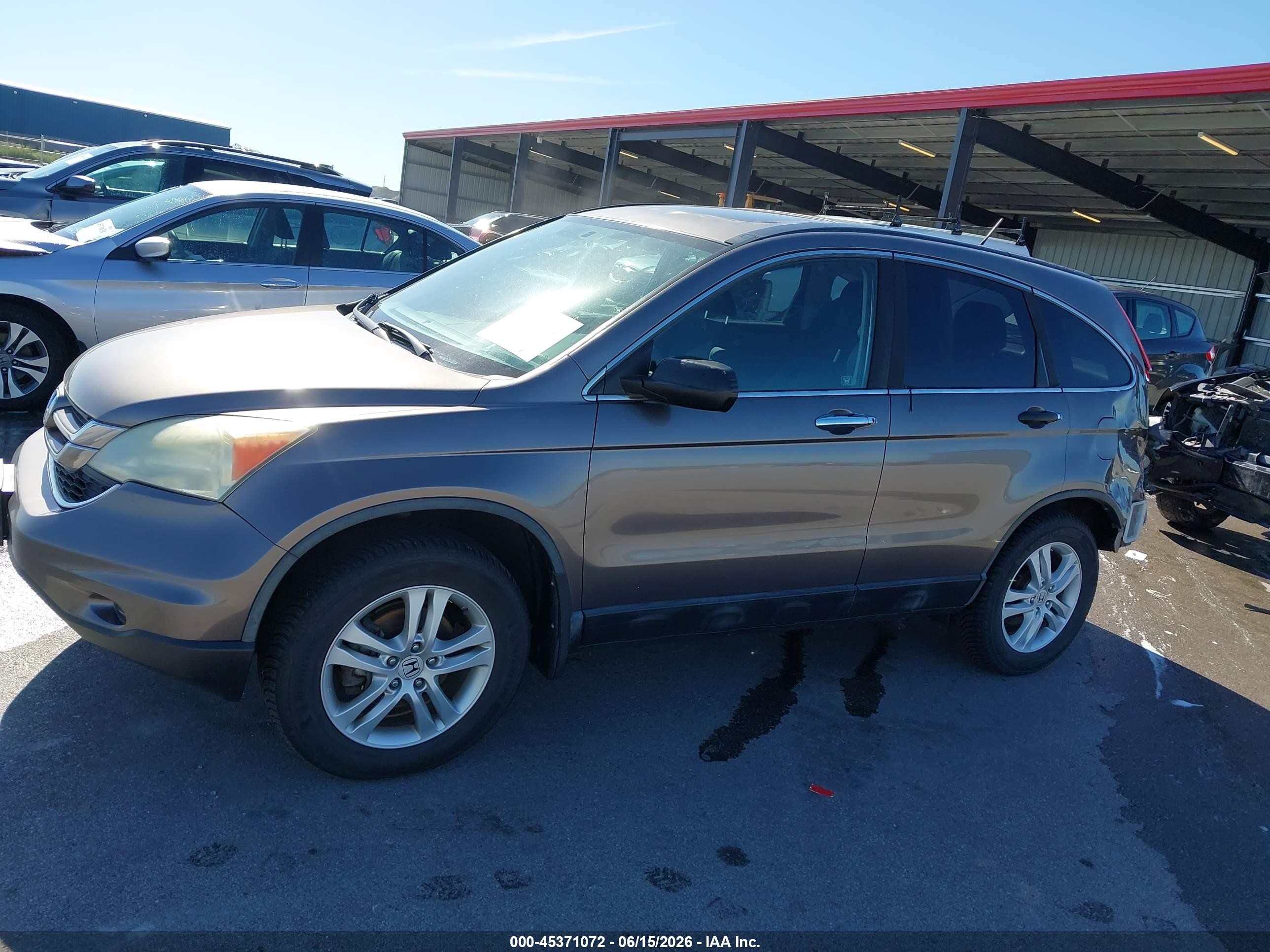 2011 Honda Cr-v Ex Коричневый vin: 5J6RE4H59BL055820
