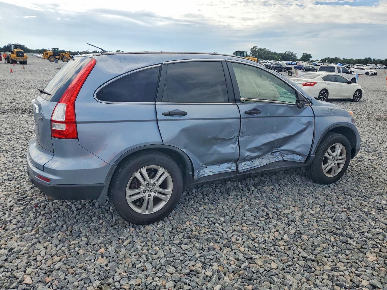 2011 Honda Cr-v Ex Blue vin: 5J6RE4H59BL093421